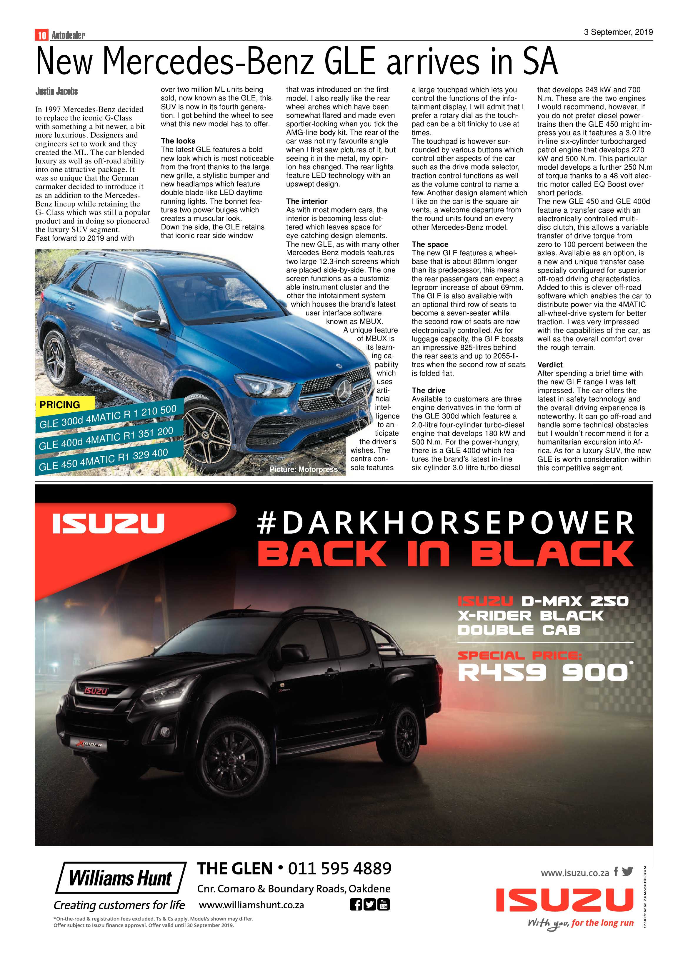 Southern Courier 03 September 2019 page 10
