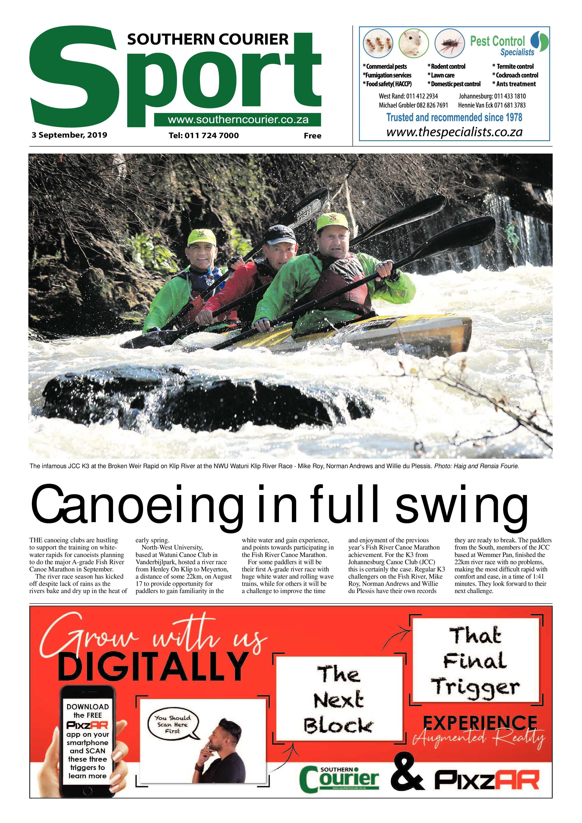 Southern Courier 03 September 2019 page 16