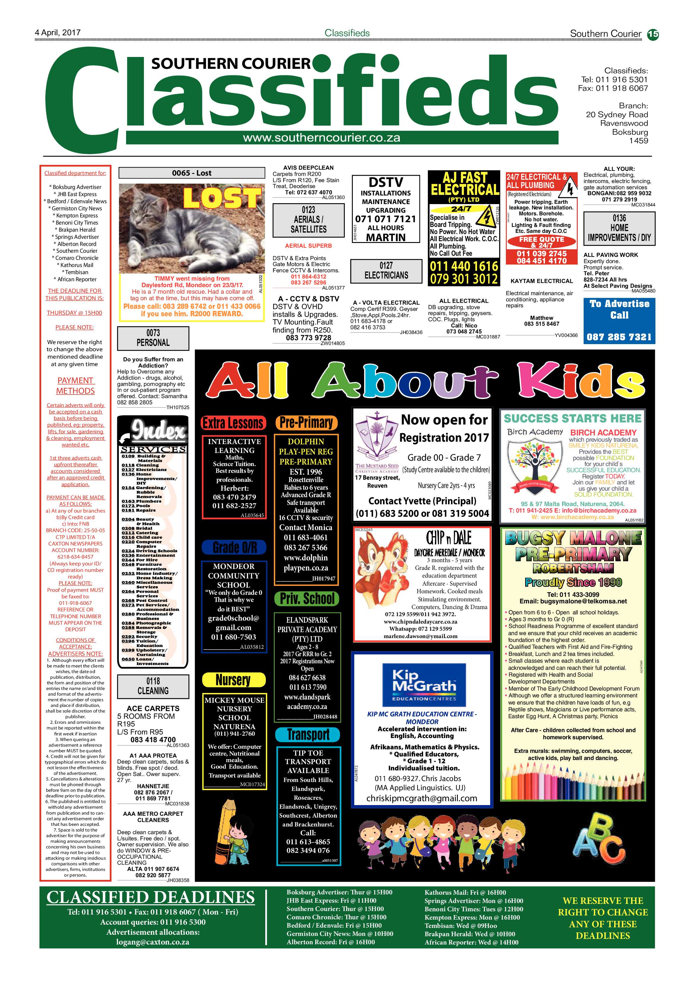 Southern Courier 04 April 2017 page 15