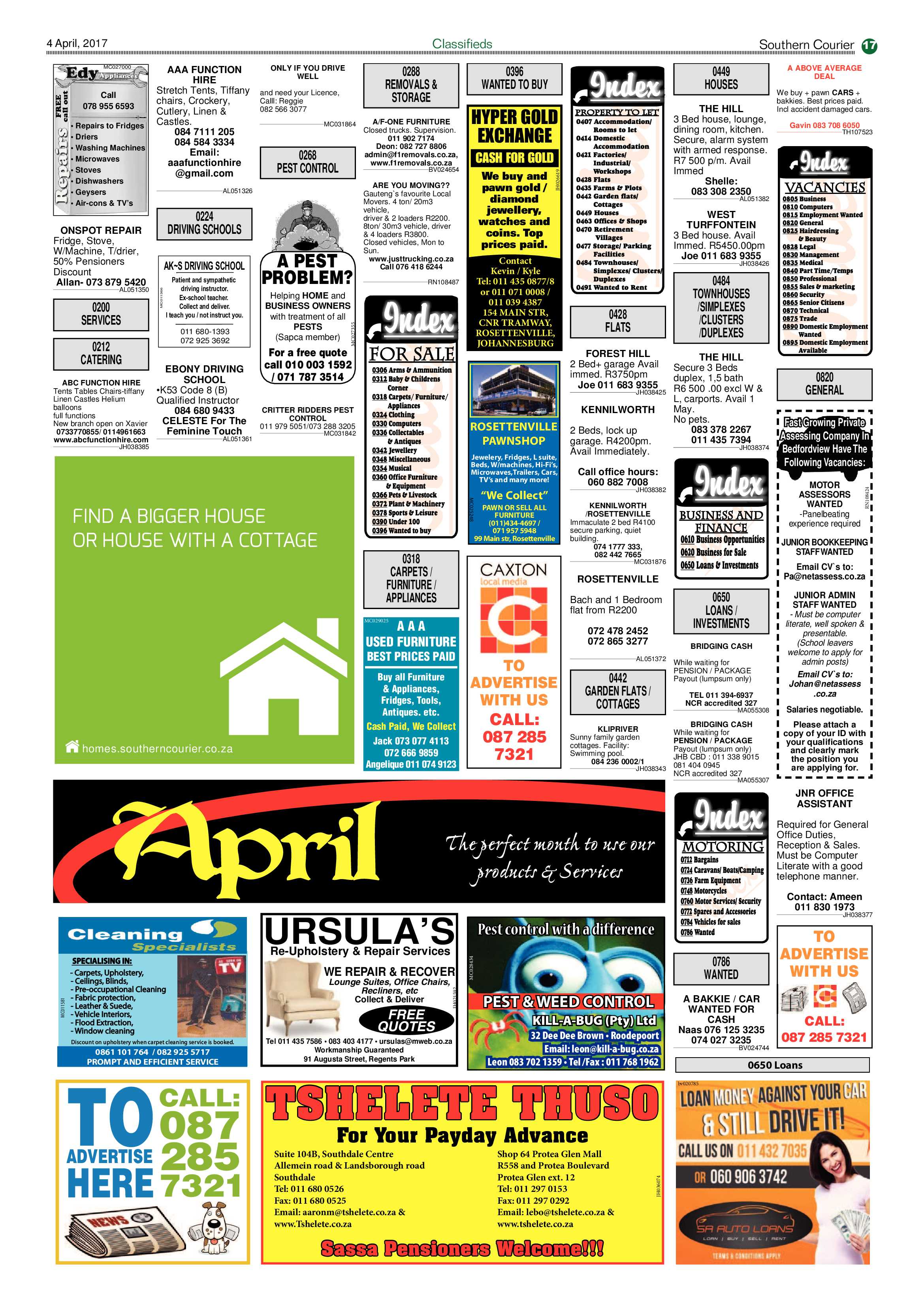 Southern Courier 04 April 2017 page 17