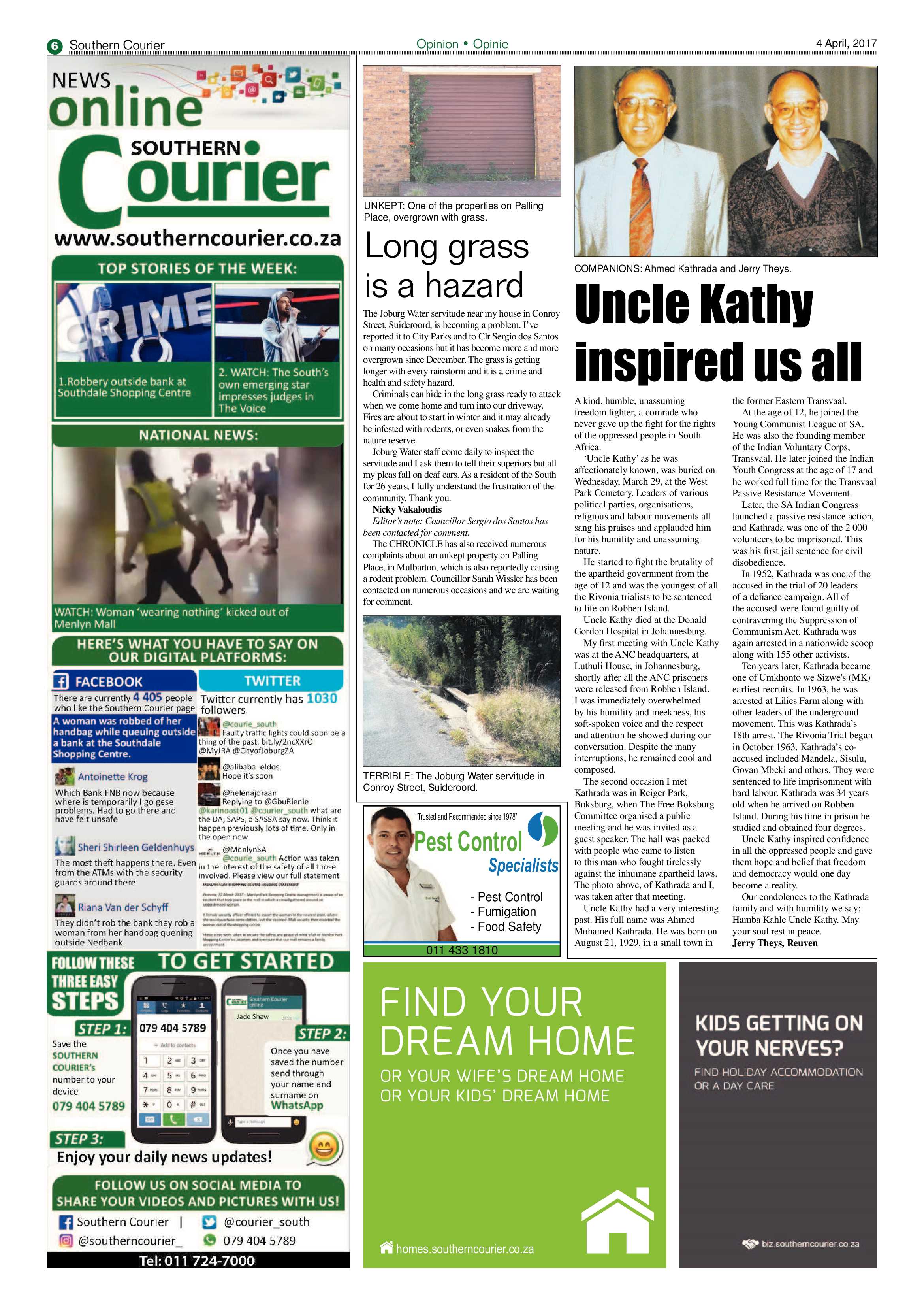 Southern Courier 04 April 2017 page 6