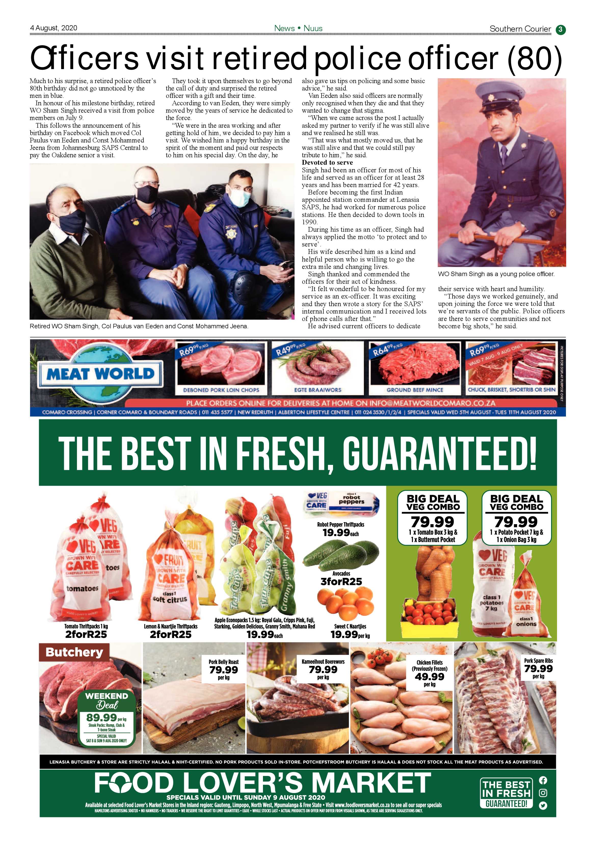 Southern Courier 04 August 2020 page 3