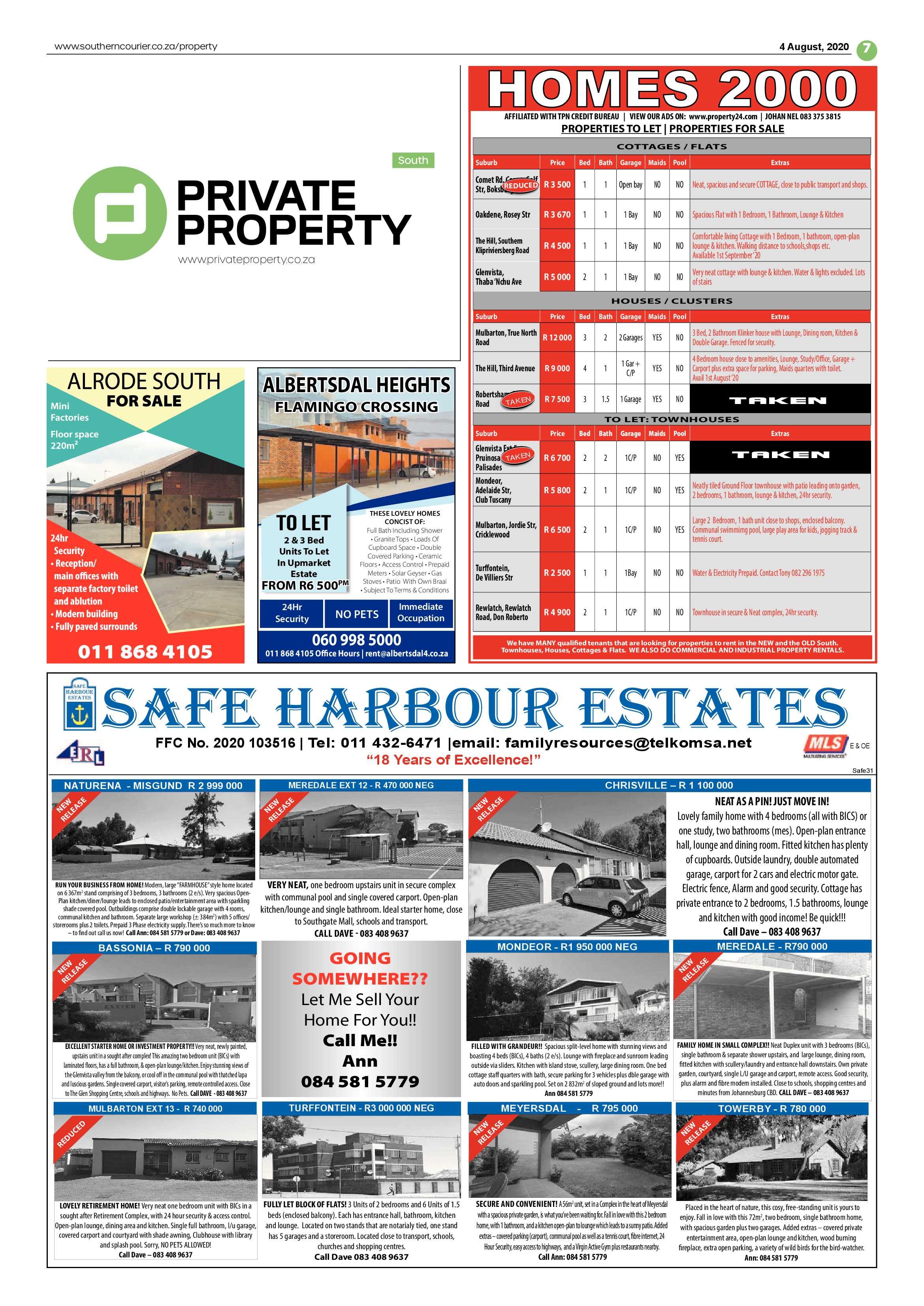 Southern Courier 04 August 2020 page 7