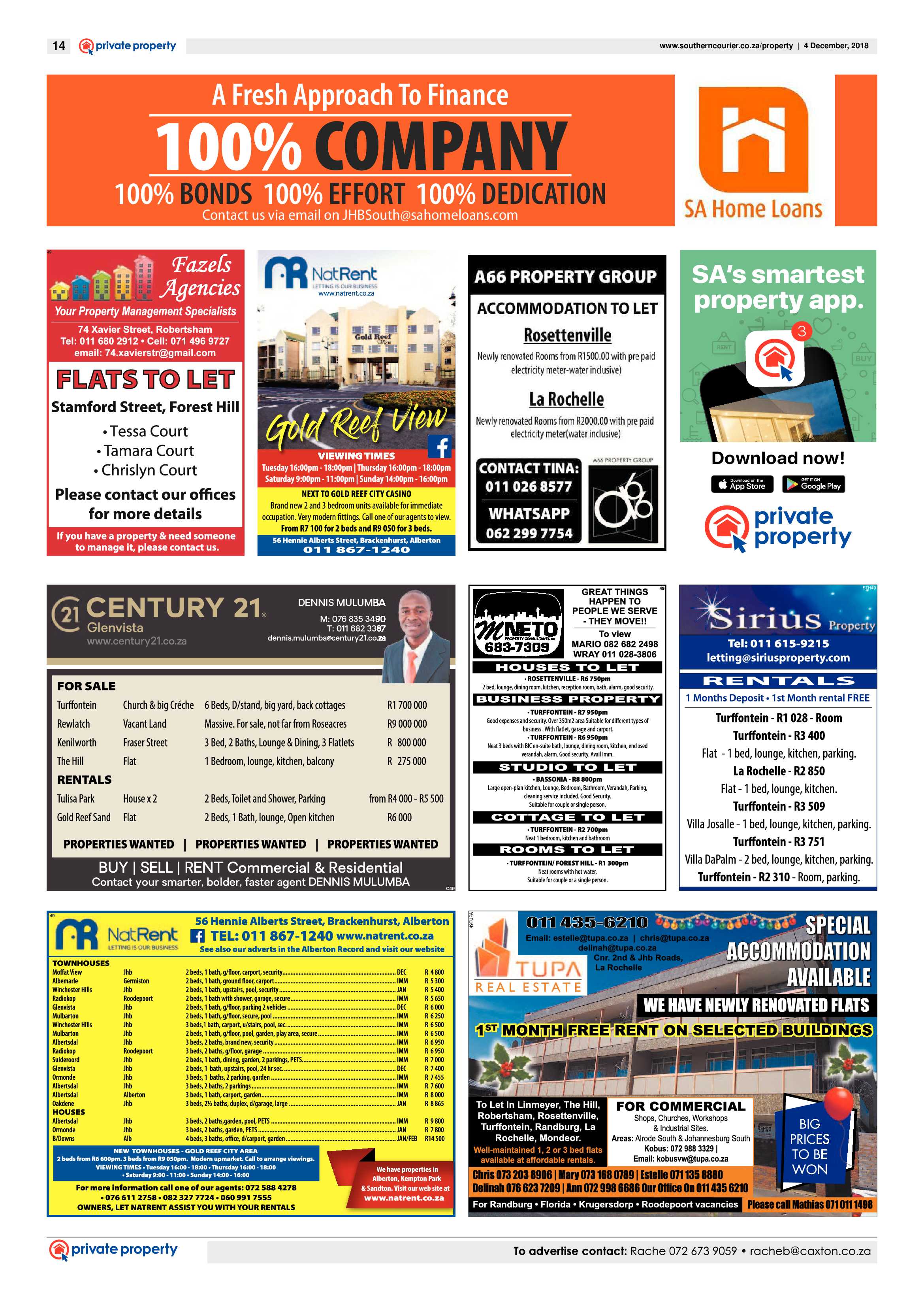 Southern Courier 04 December 2018 page 14