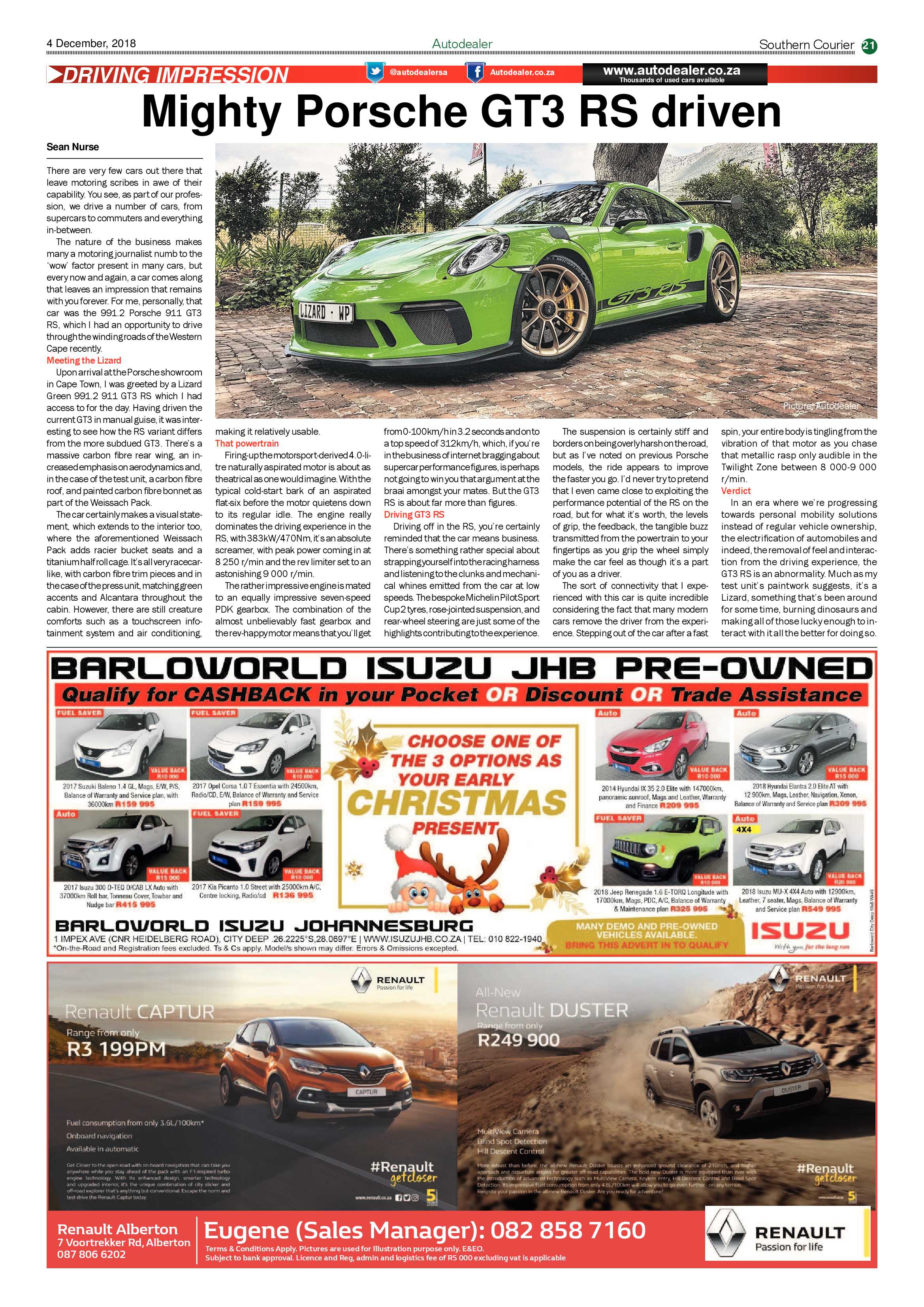 Southern Courier 04 December 2018 page 21