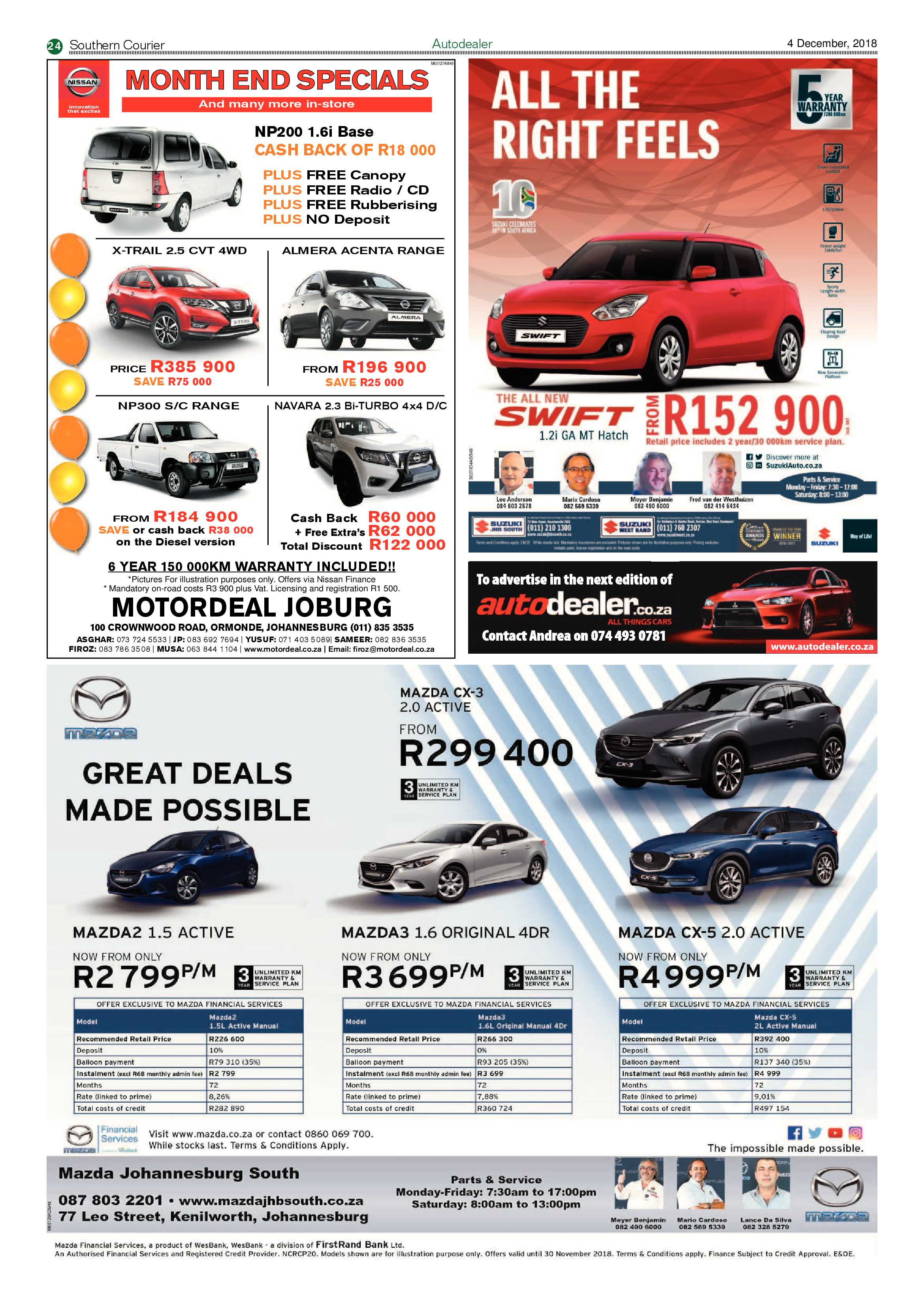 Southern Courier 04 December 2018 page 24
