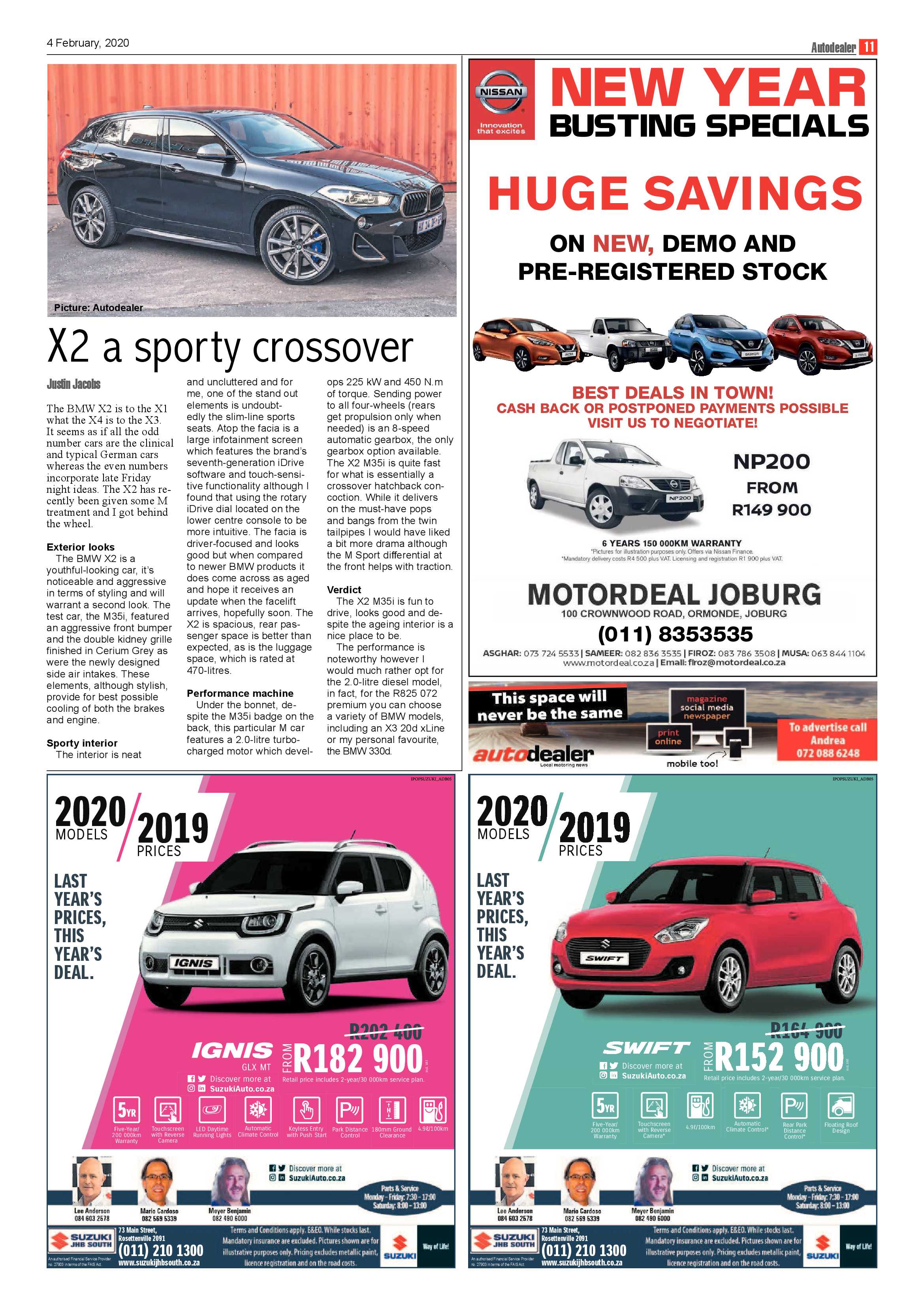 Southern Courier 04 February 2020 page 11