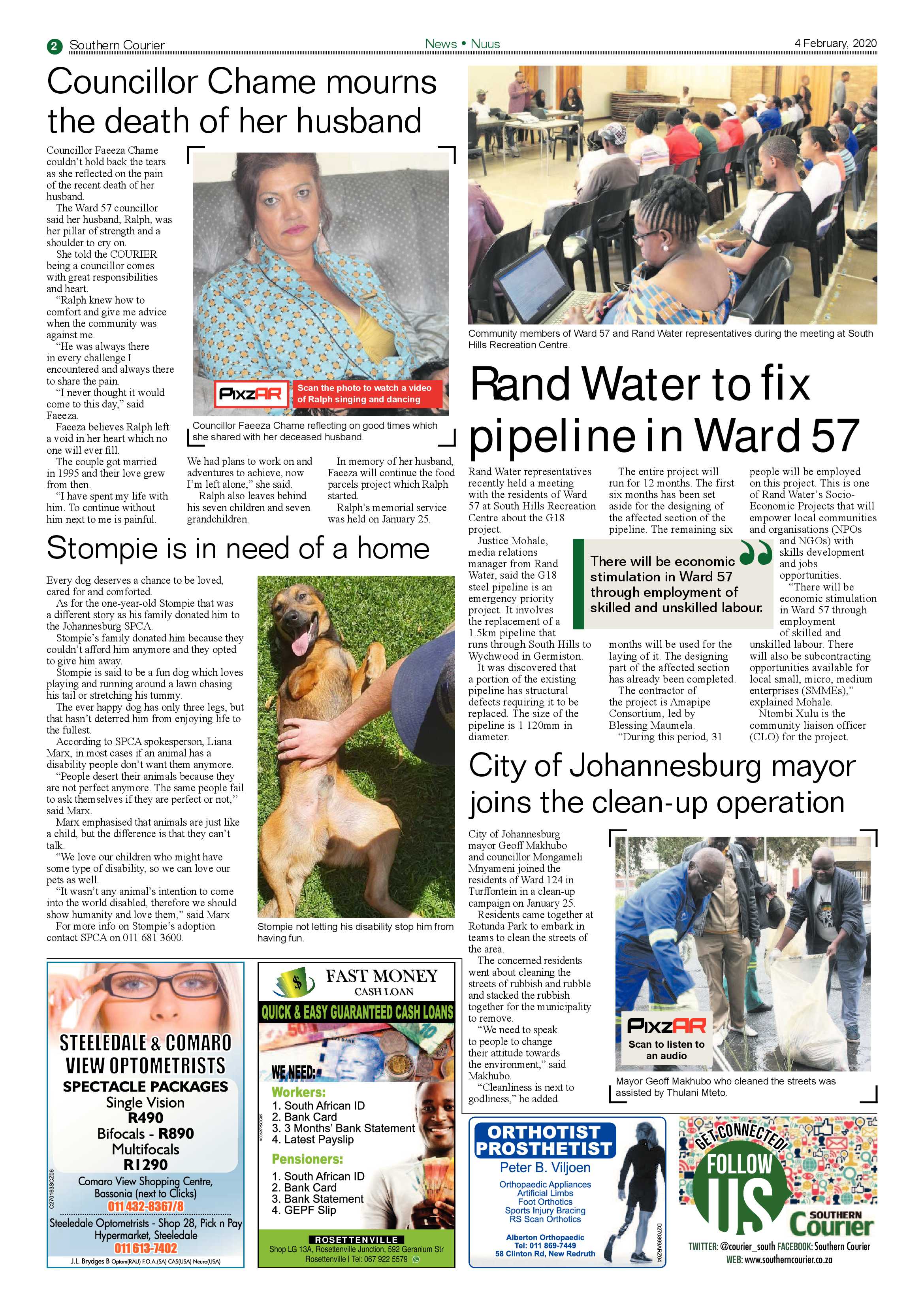 Southern Courier 04 February 2020 page 2
