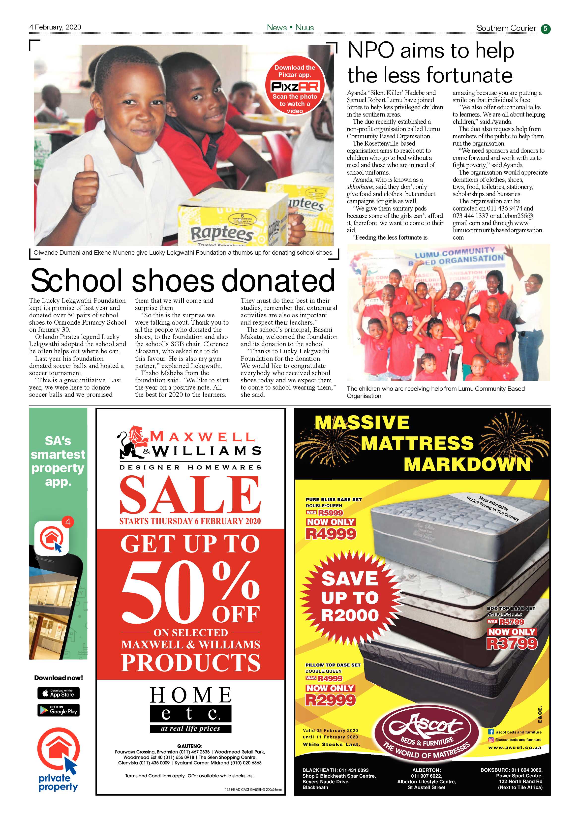 Southern Courier 04 February 2020 page 5
