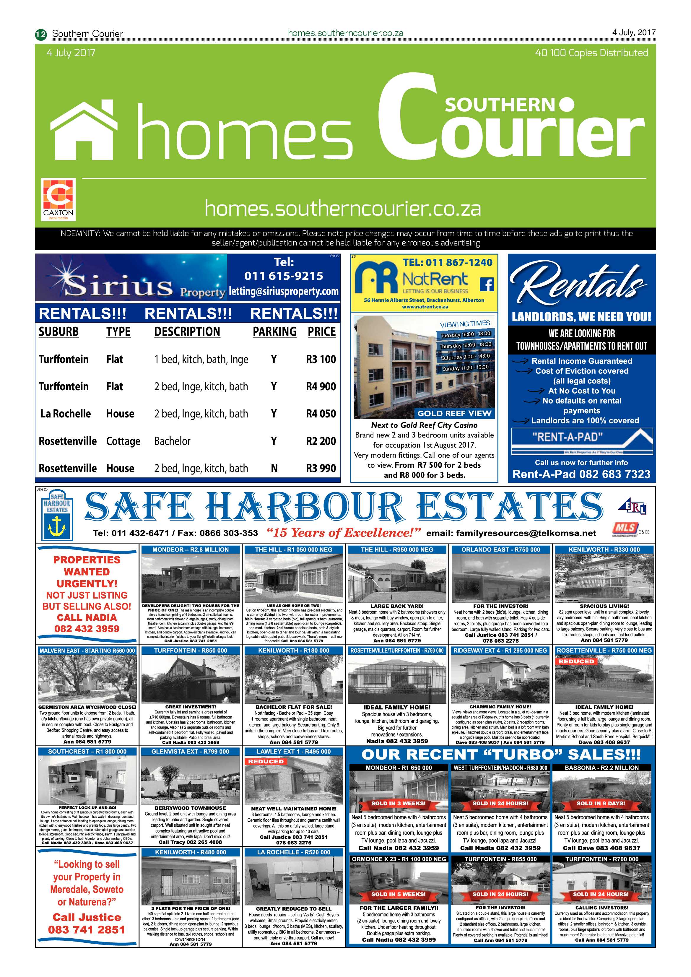 Southern Courier 04 July 2017 page 12
