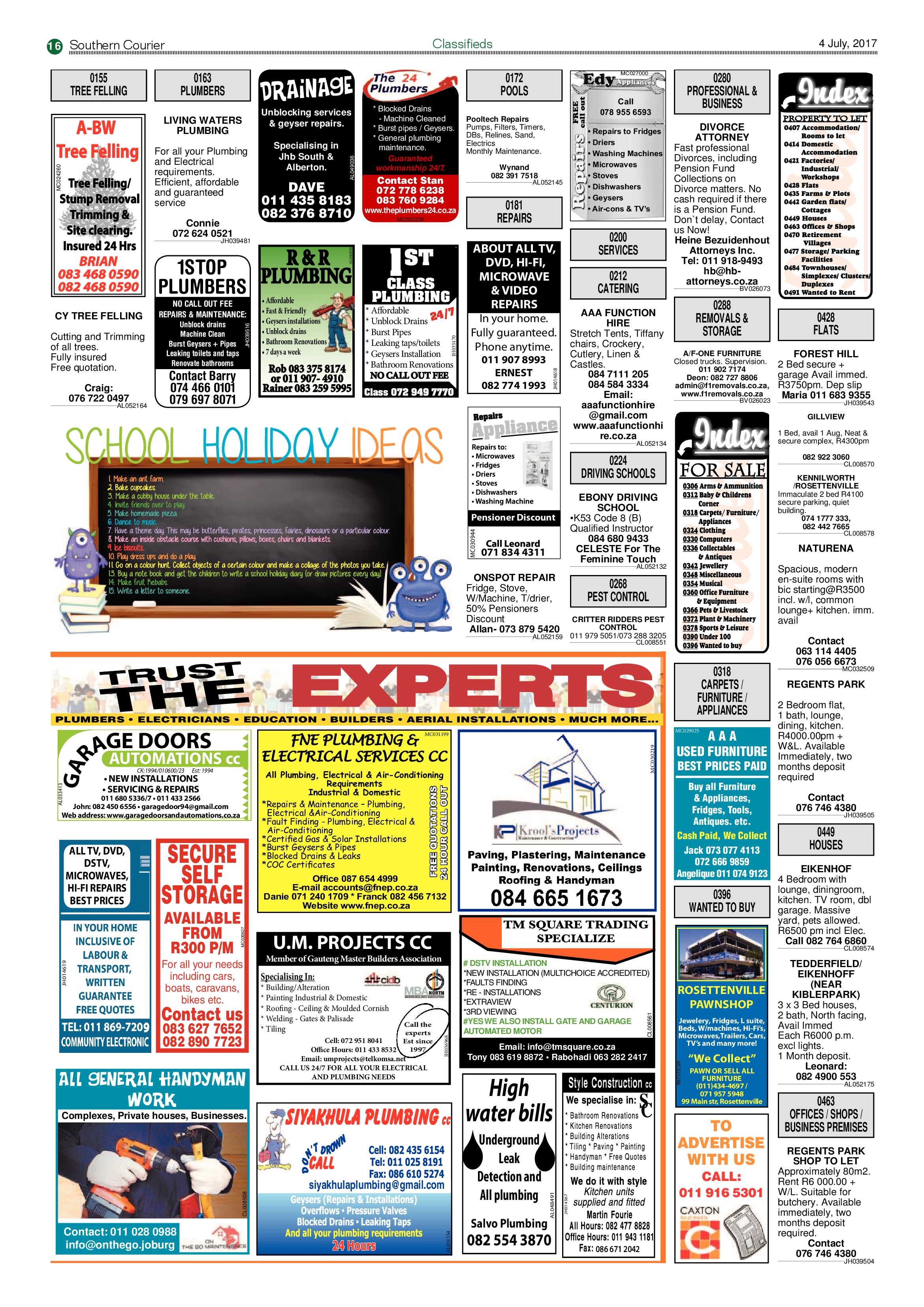Southern Courier 04 July 2017 page 16