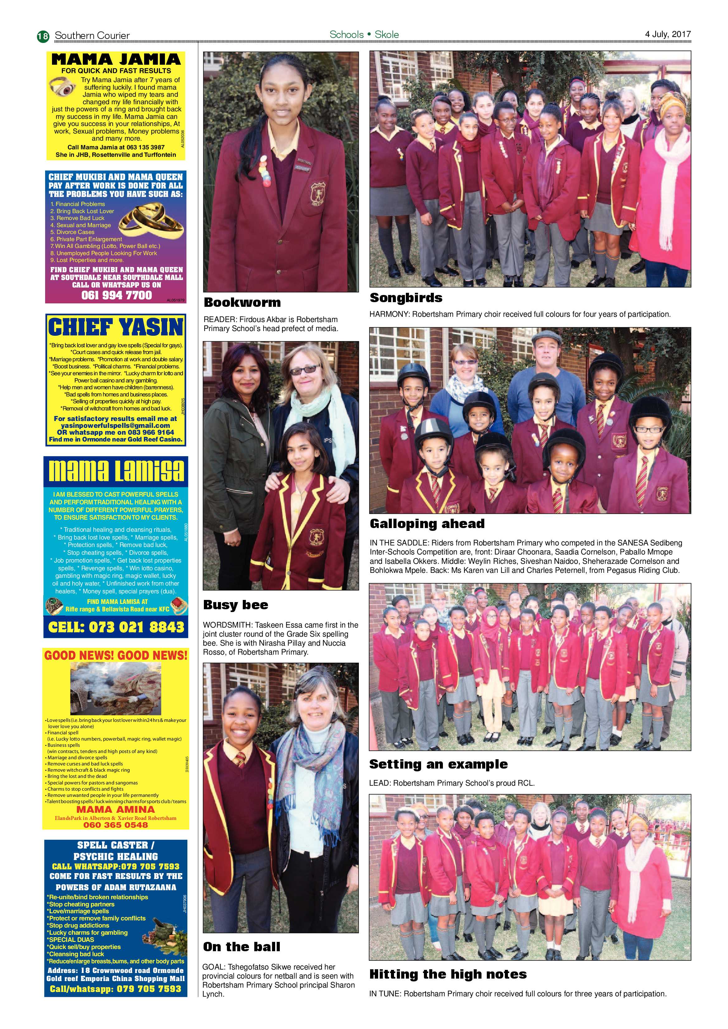 Southern Courier 04 July 2017 page 18