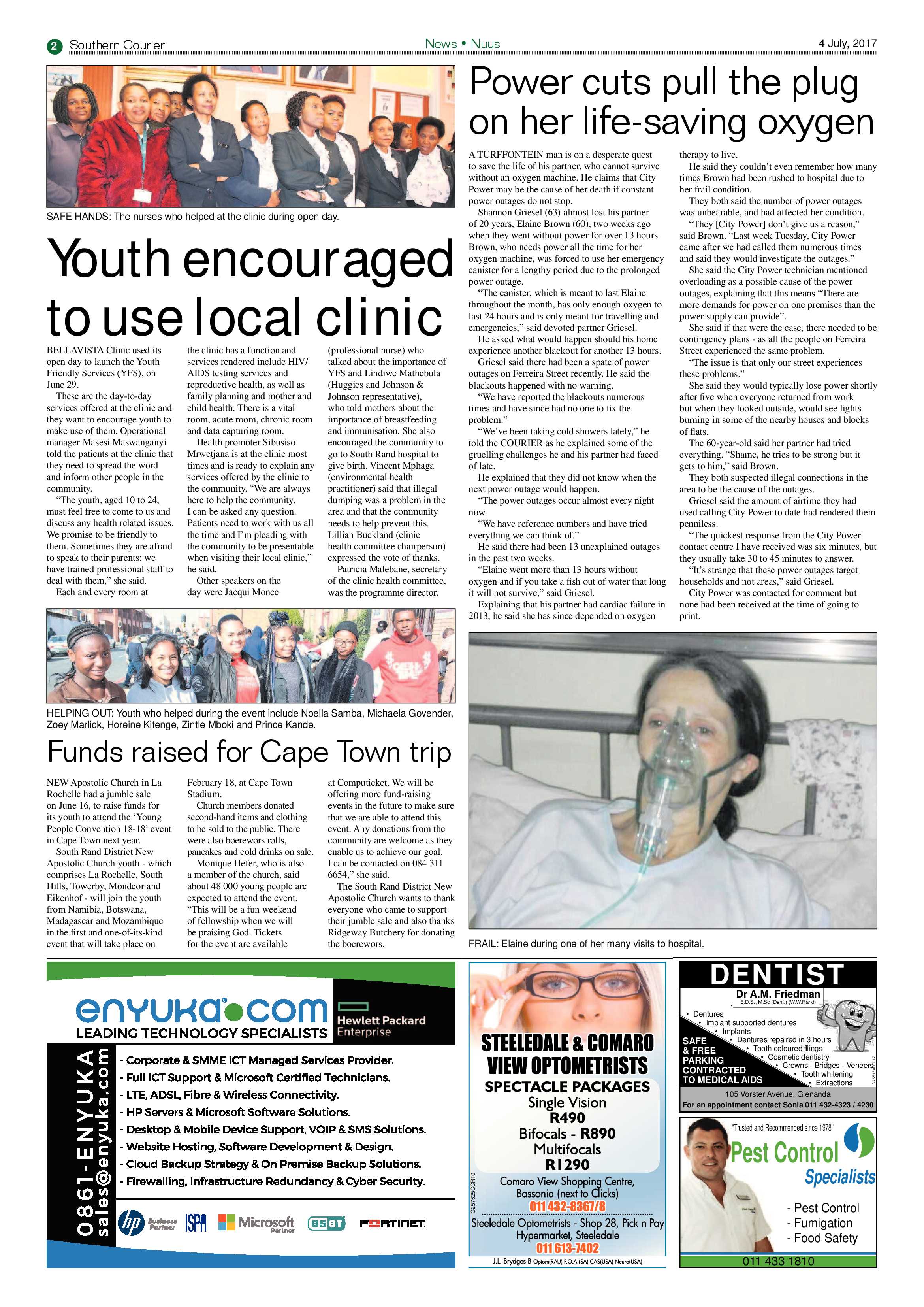 Southern Courier 04 July 2017 page 2