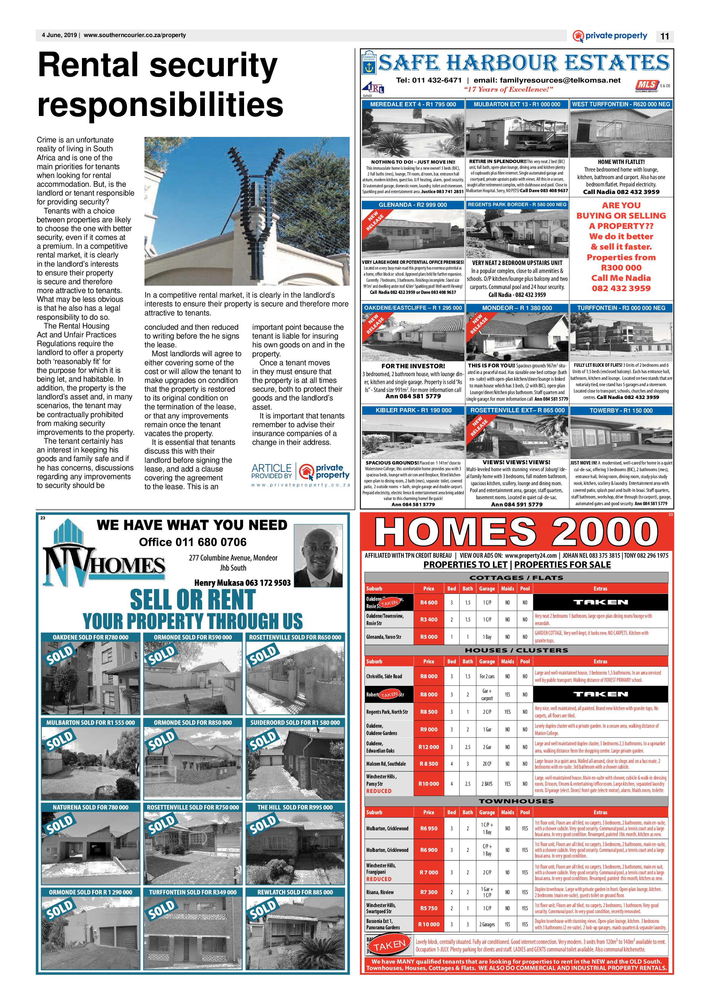 Southern Courier 04 June 2019 page 11
