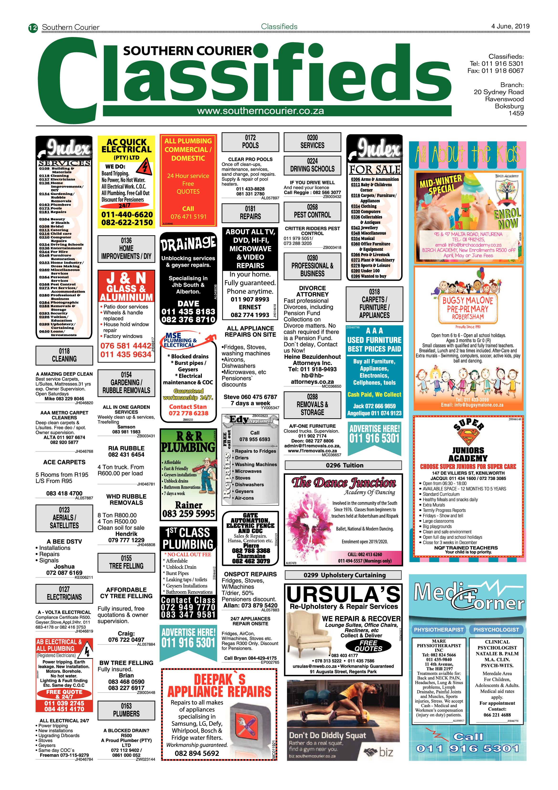 Southern Courier 04 June 2019 page 12