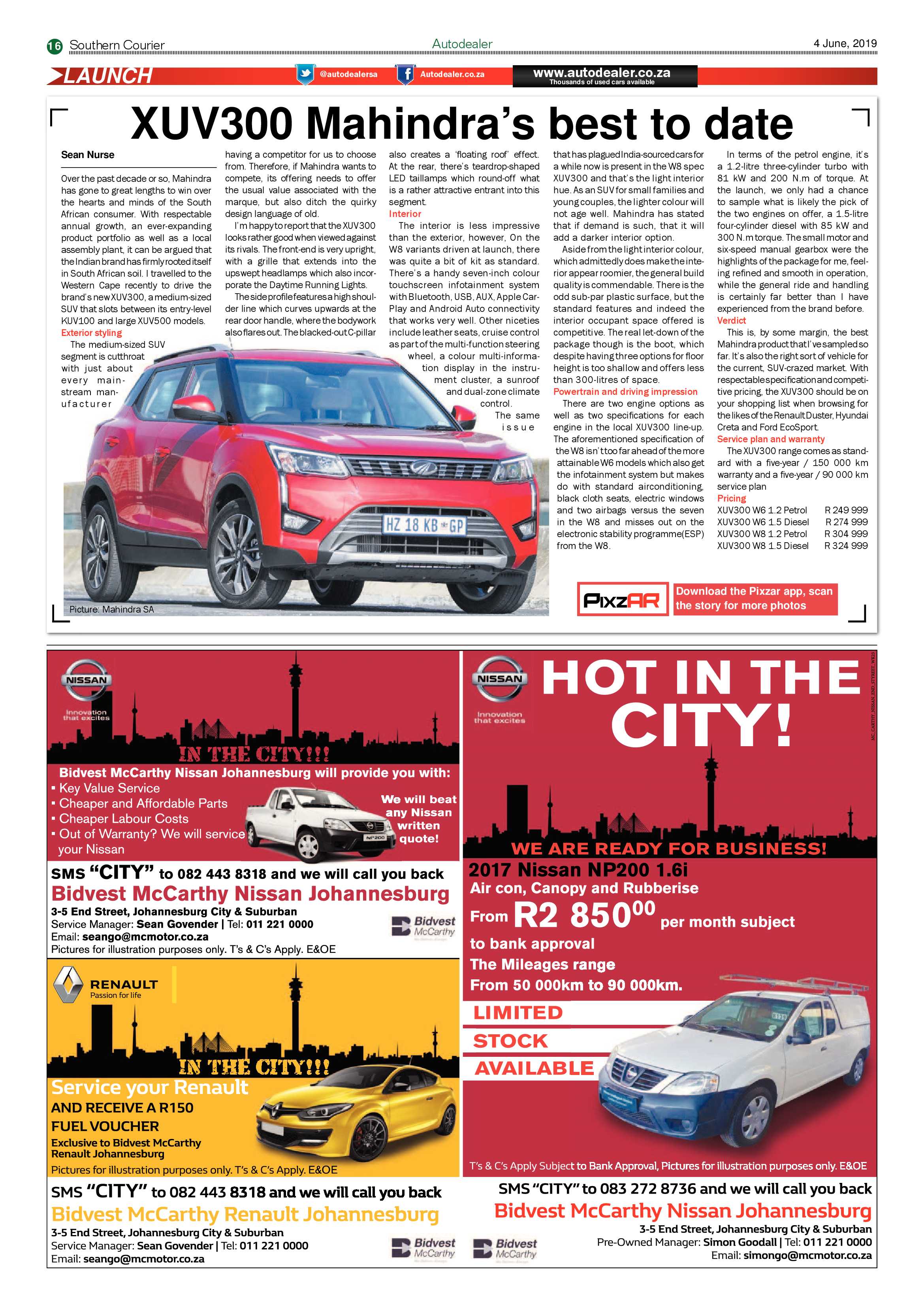 Southern Courier 04 June 2019 page 16
