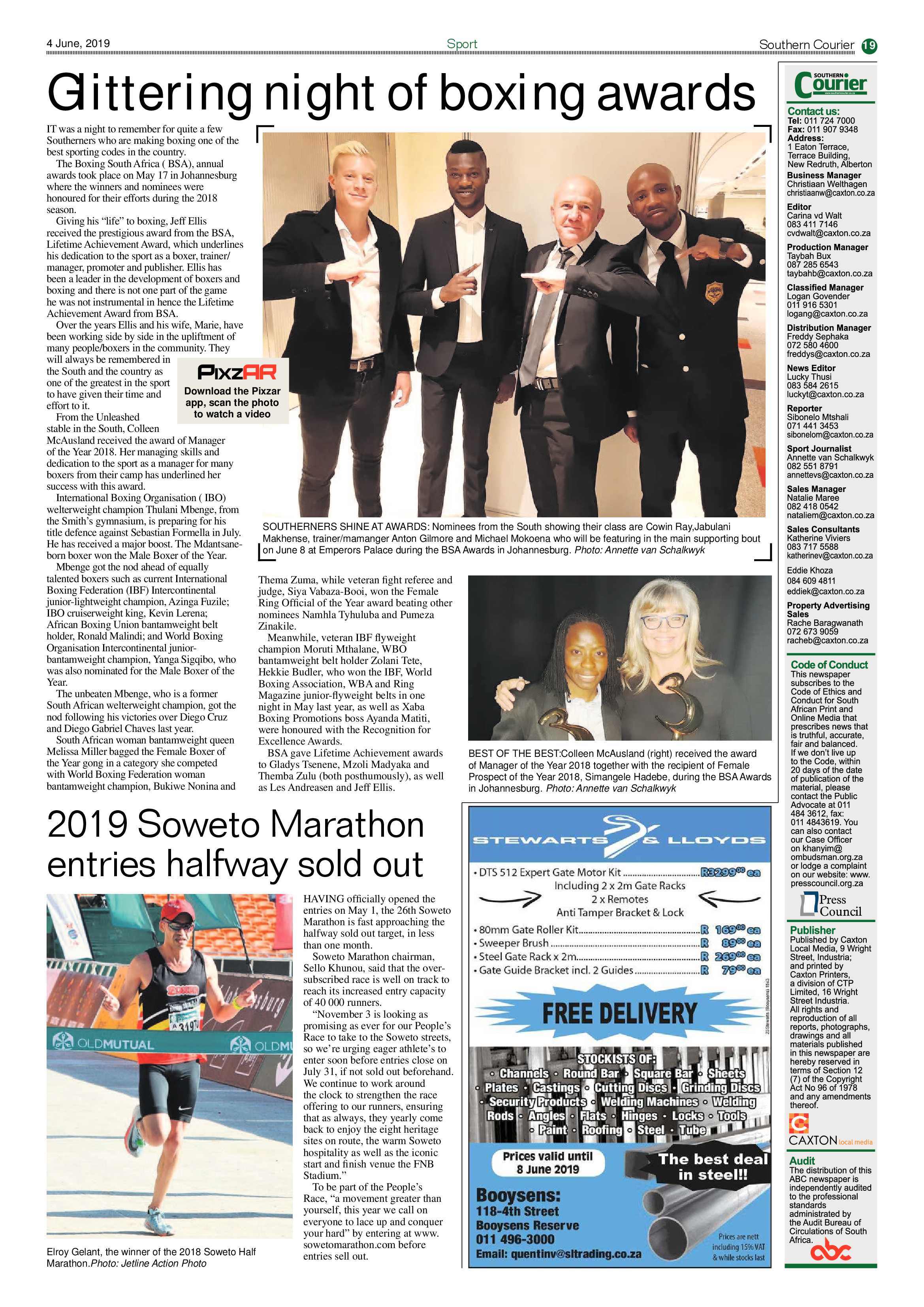 Southern Courier 04 June 2019 page 19