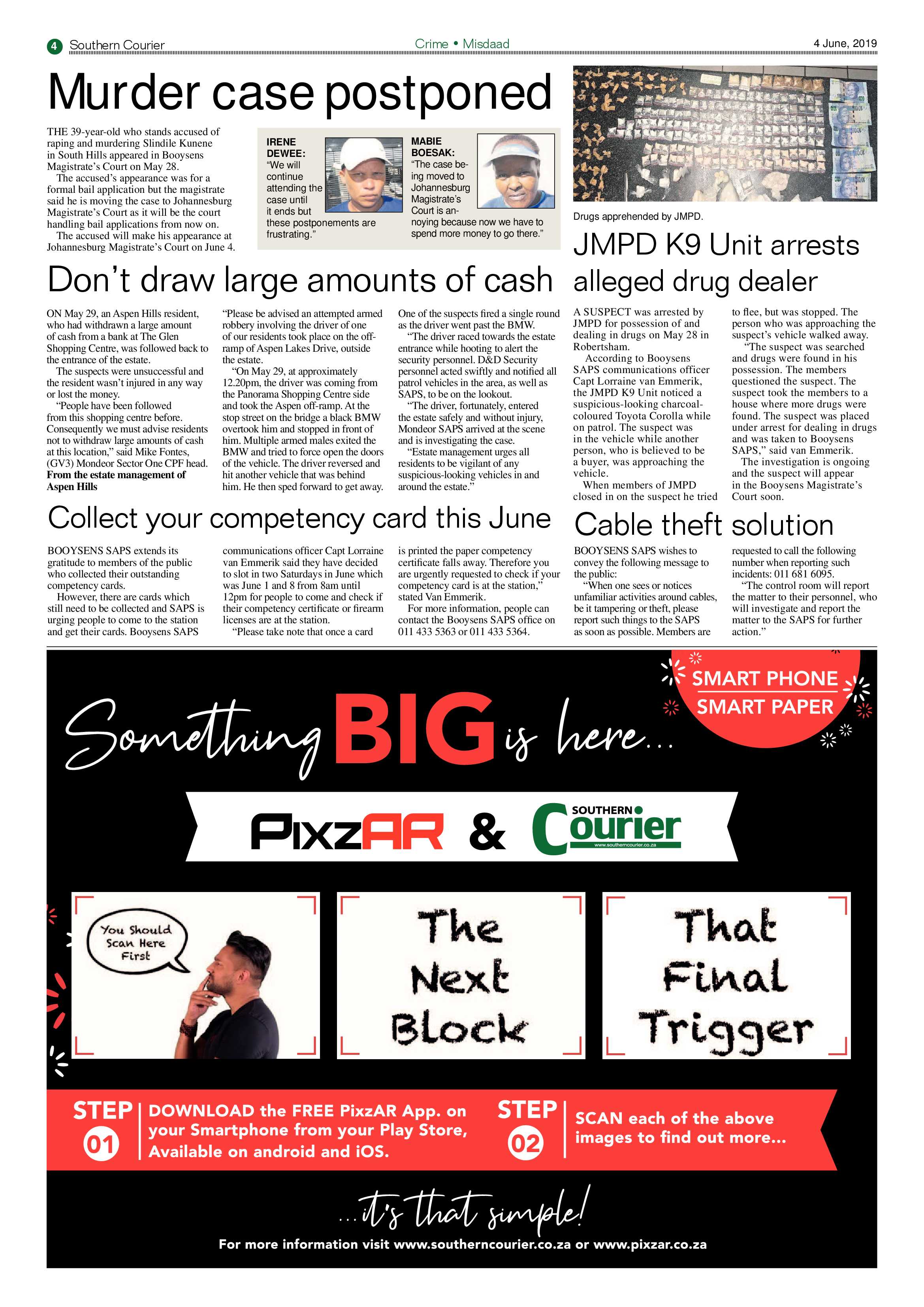 Southern Courier 04 June 2019 page 4
