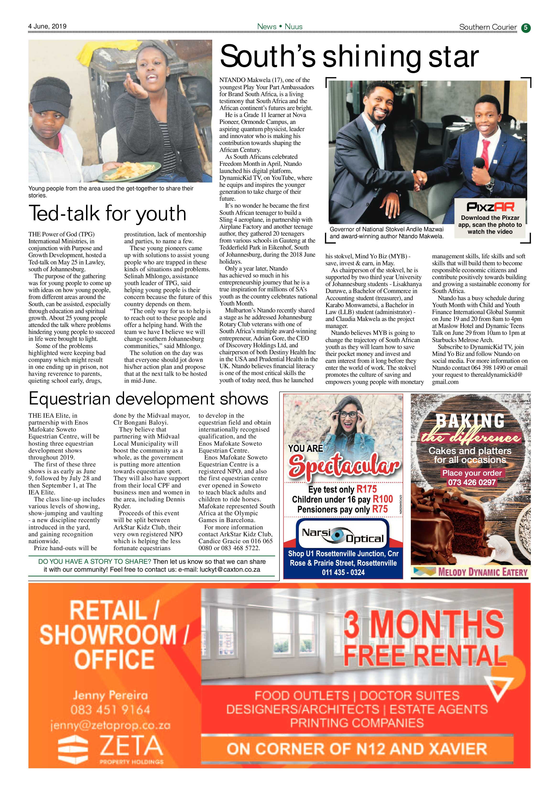 Southern Courier 04 June 2019 page 5