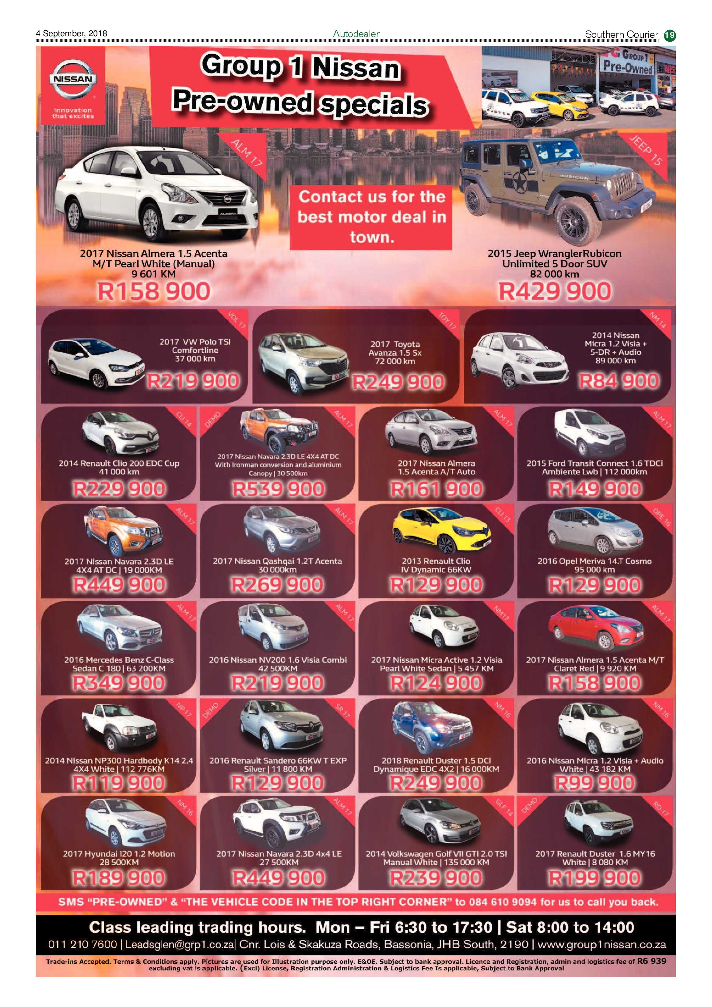 Southern Courier 04 September 2018 page 19