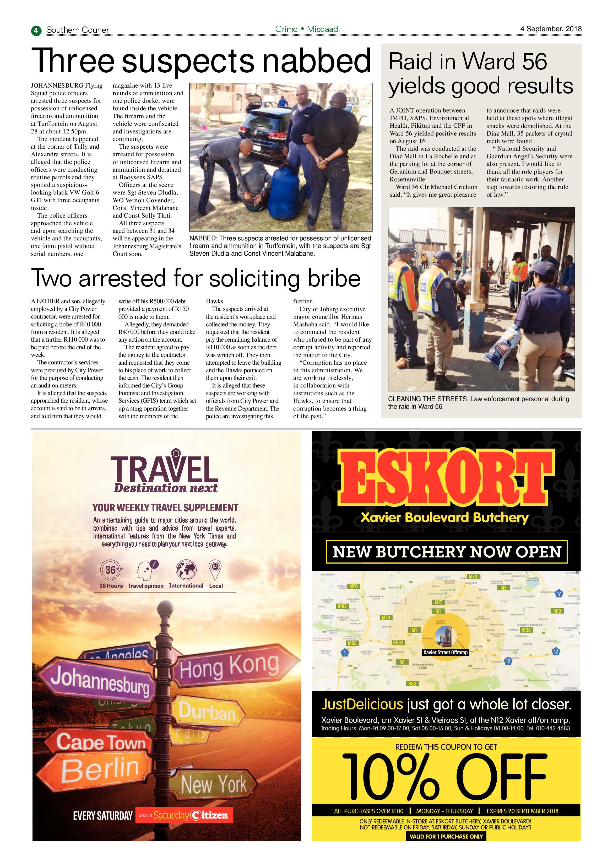 Southern Courier 04 September 2018 page 4