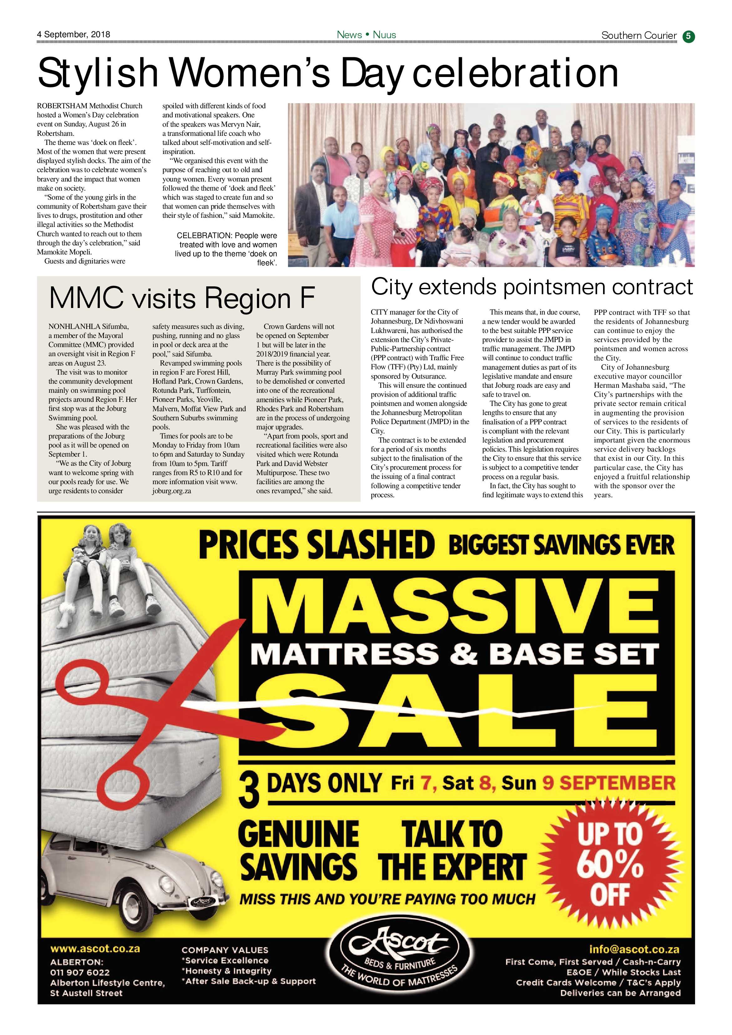 Southern Courier 04 September 2018 page 5