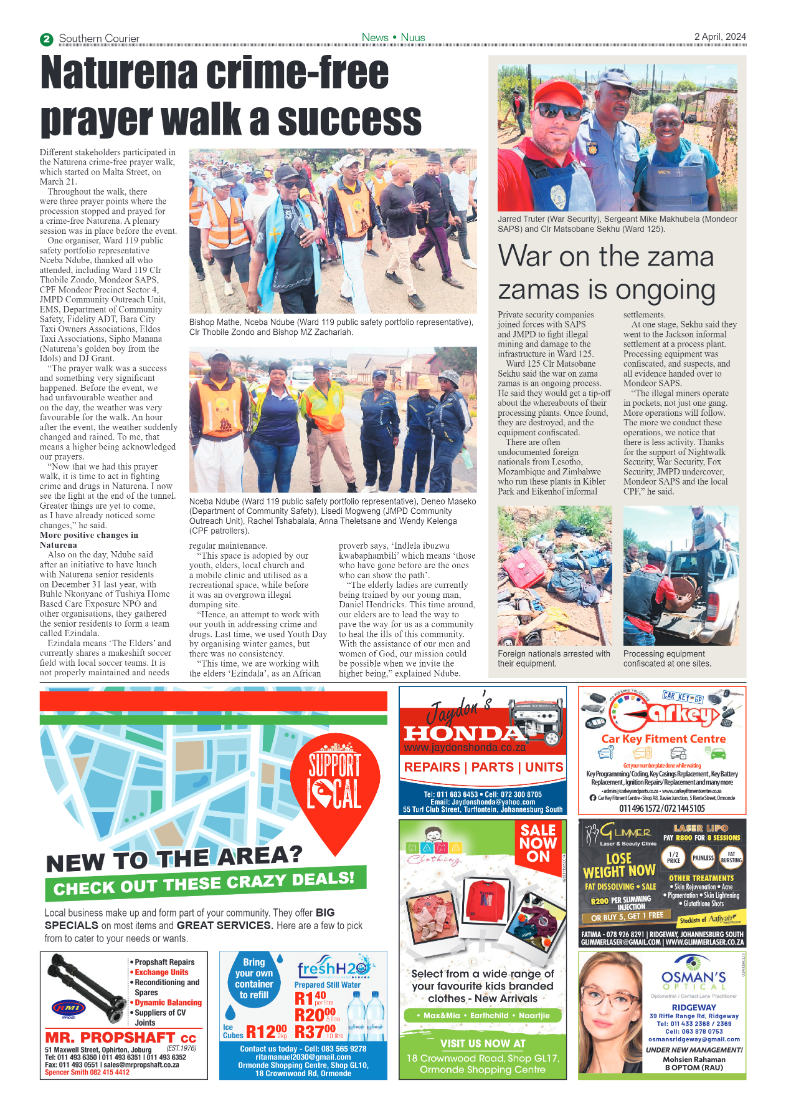 Southern Courier 05 April 2024 page 4