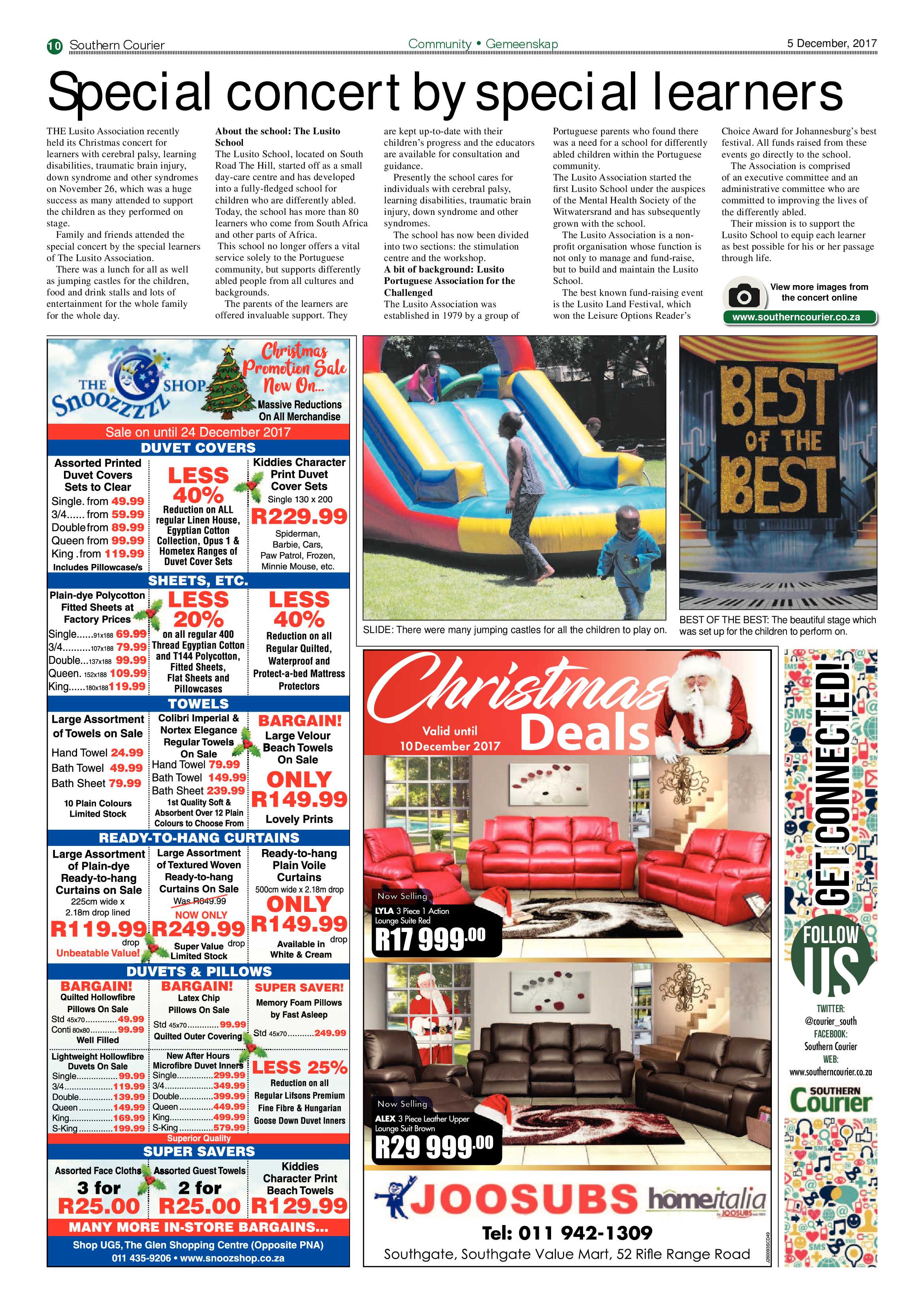 Southern Courier 05 December 2017 page 10