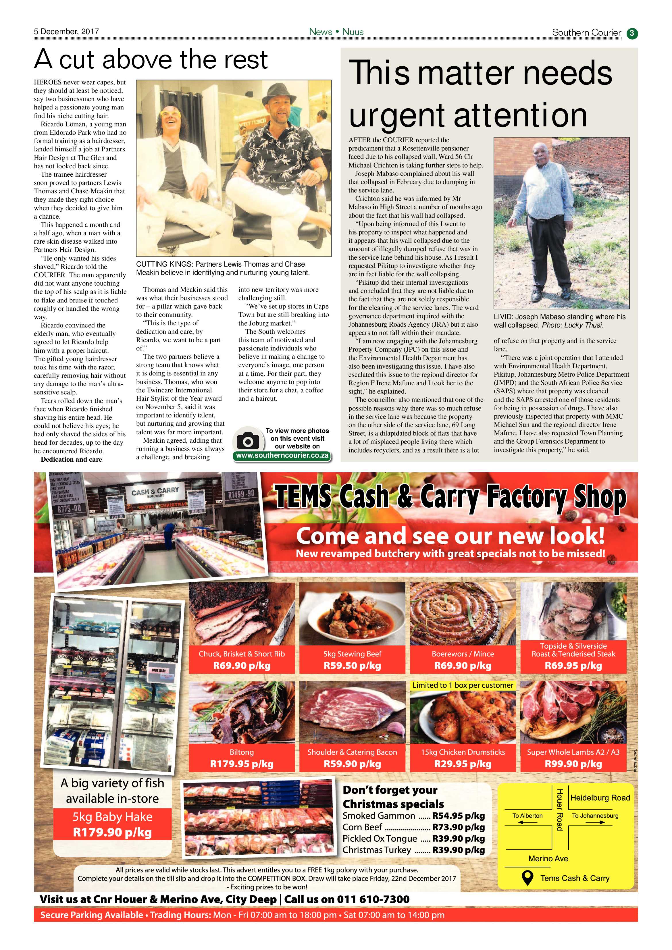 Southern Courier 05 December 2017 page 3