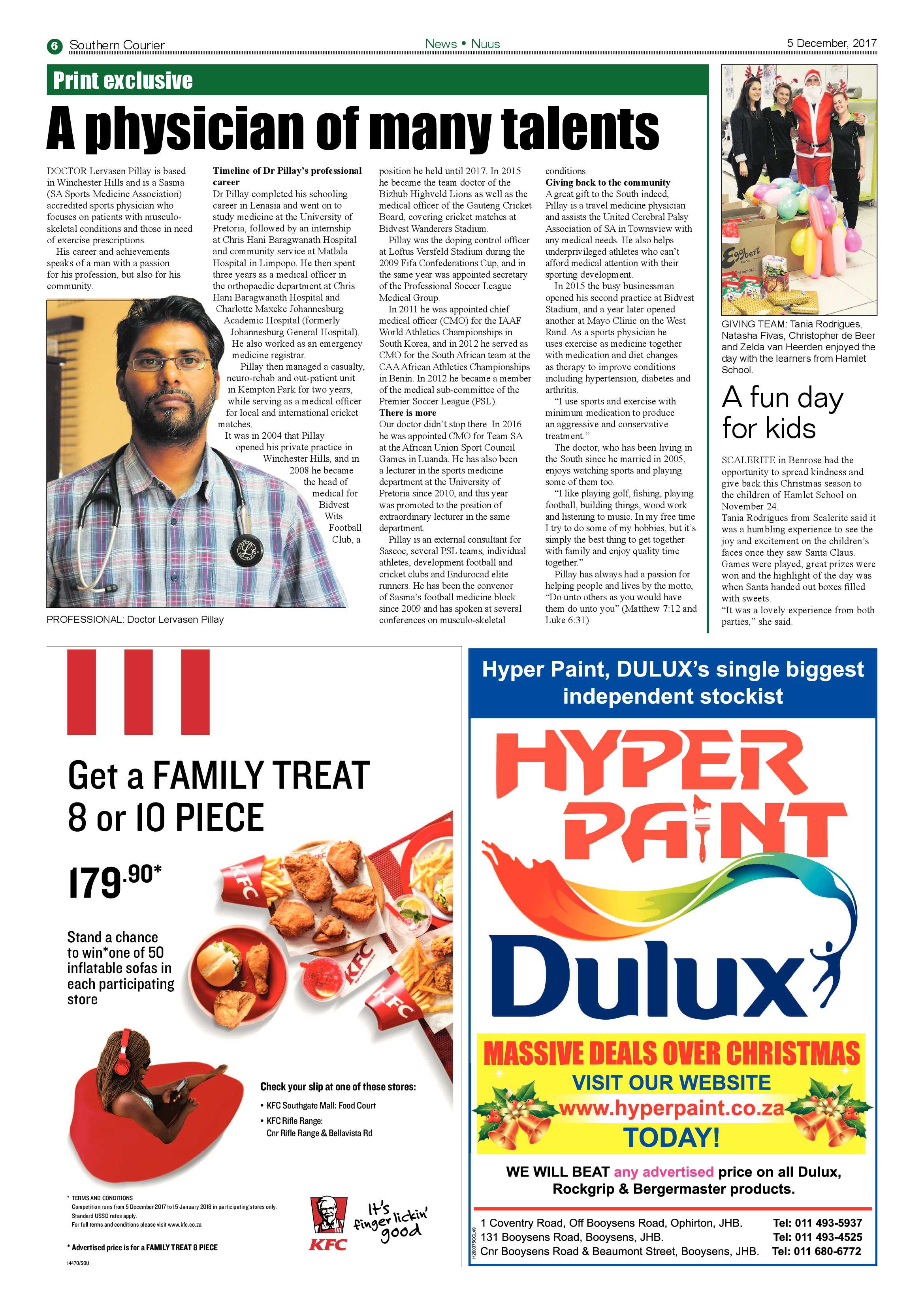 Southern Courier 05 December 2017 page 6