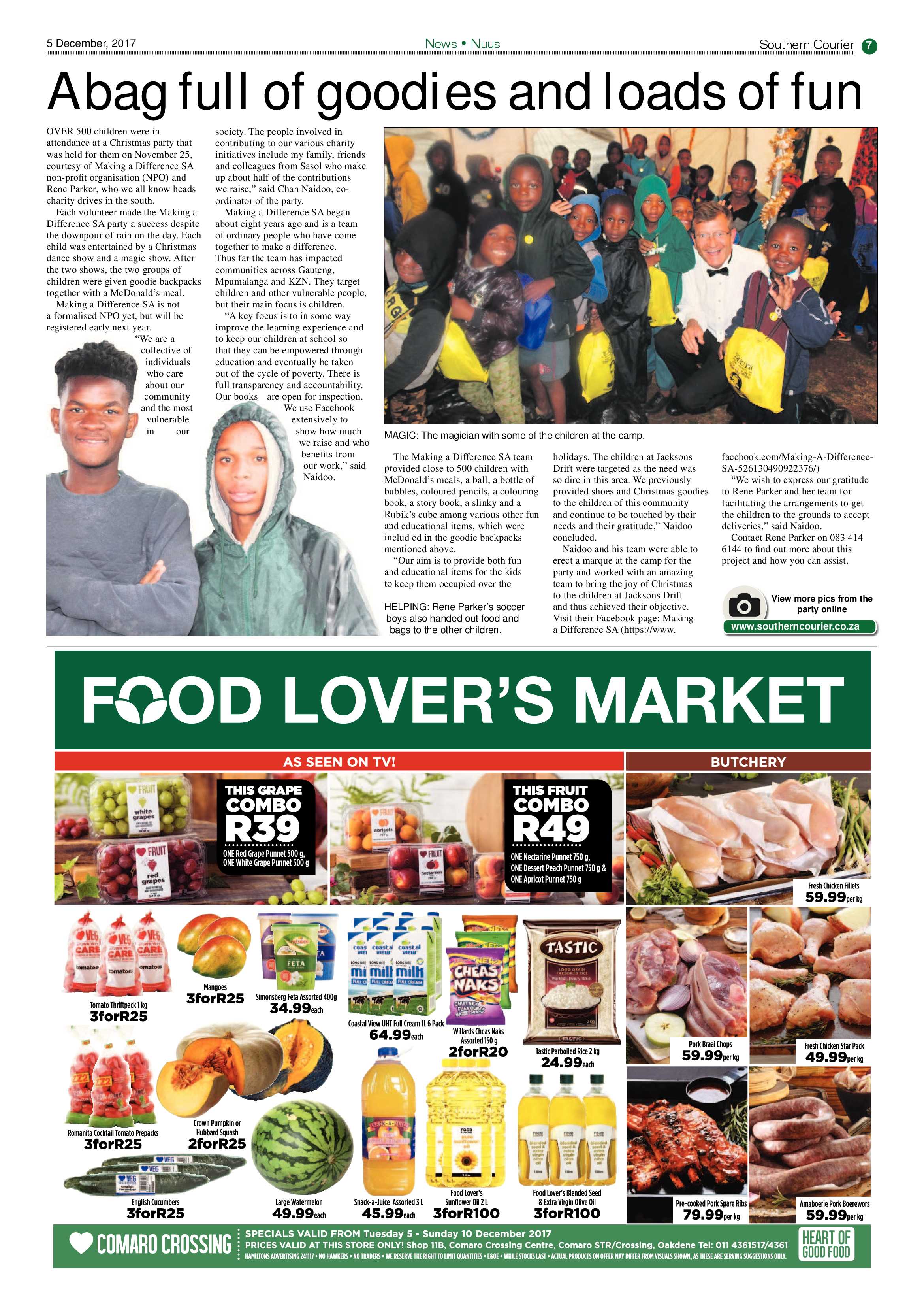 Southern Courier 05 December 2017 page 7