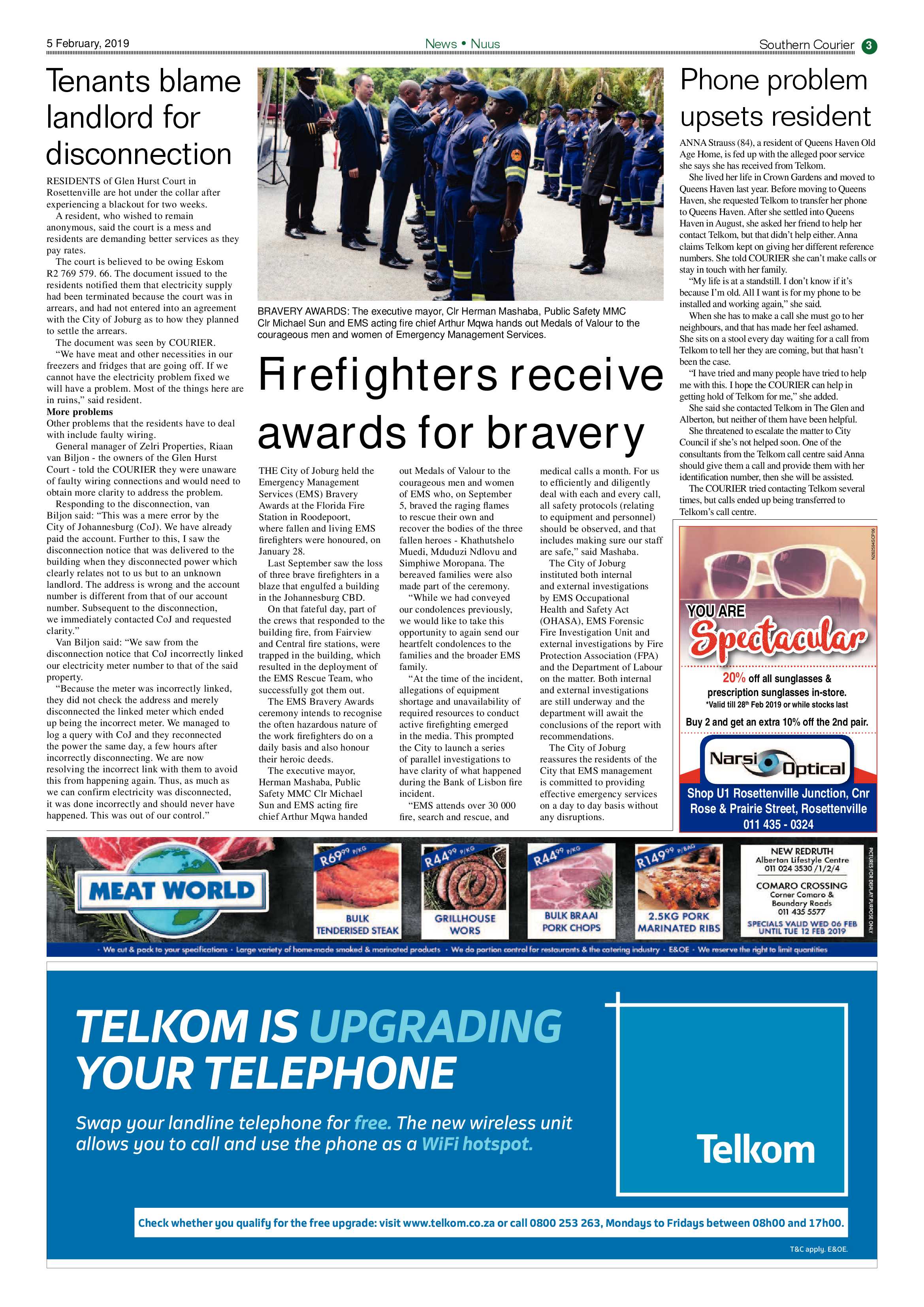 Southern Courier 05 February 2019 page 3
