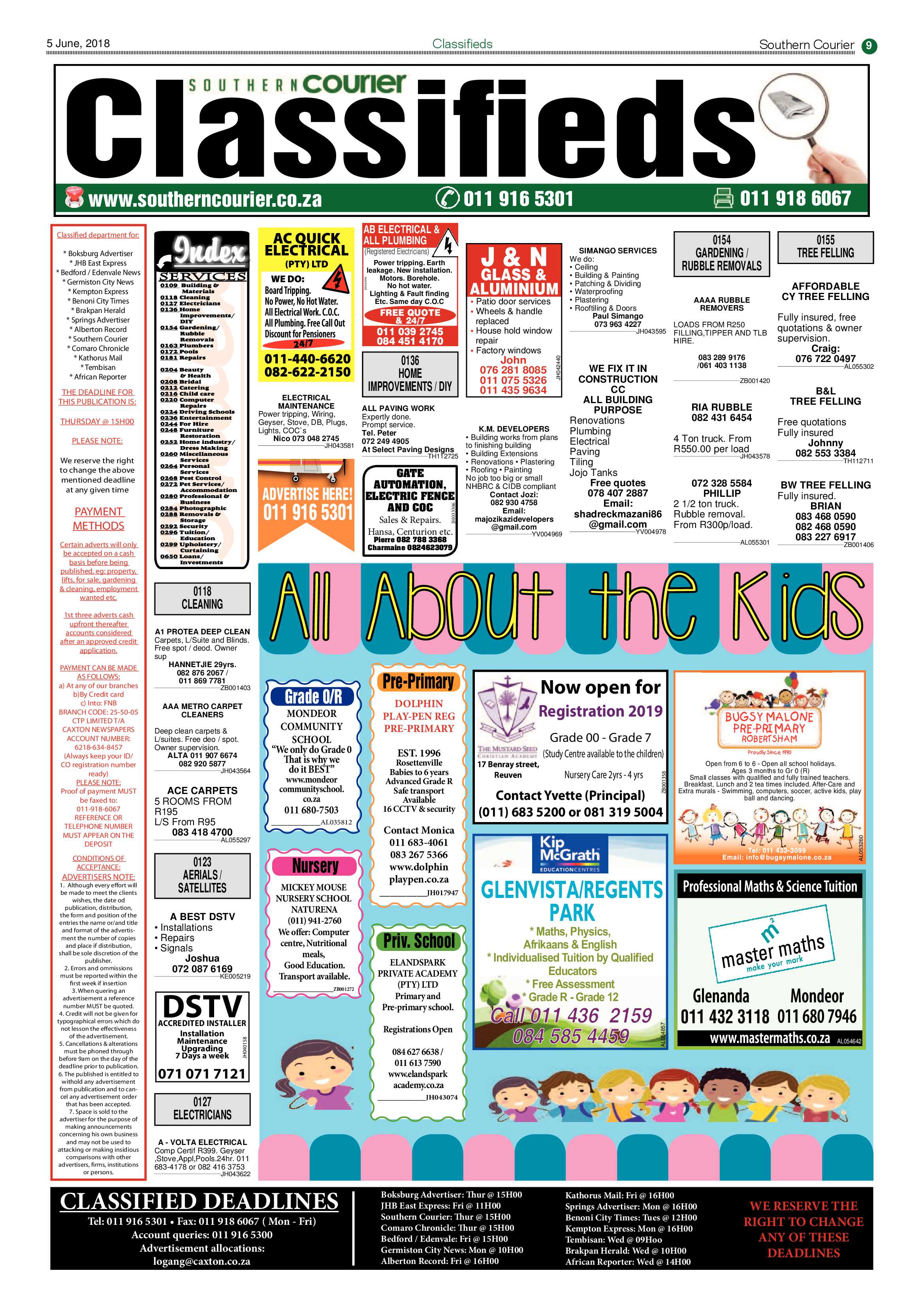 Southern Courier 05 June 2018 page 11