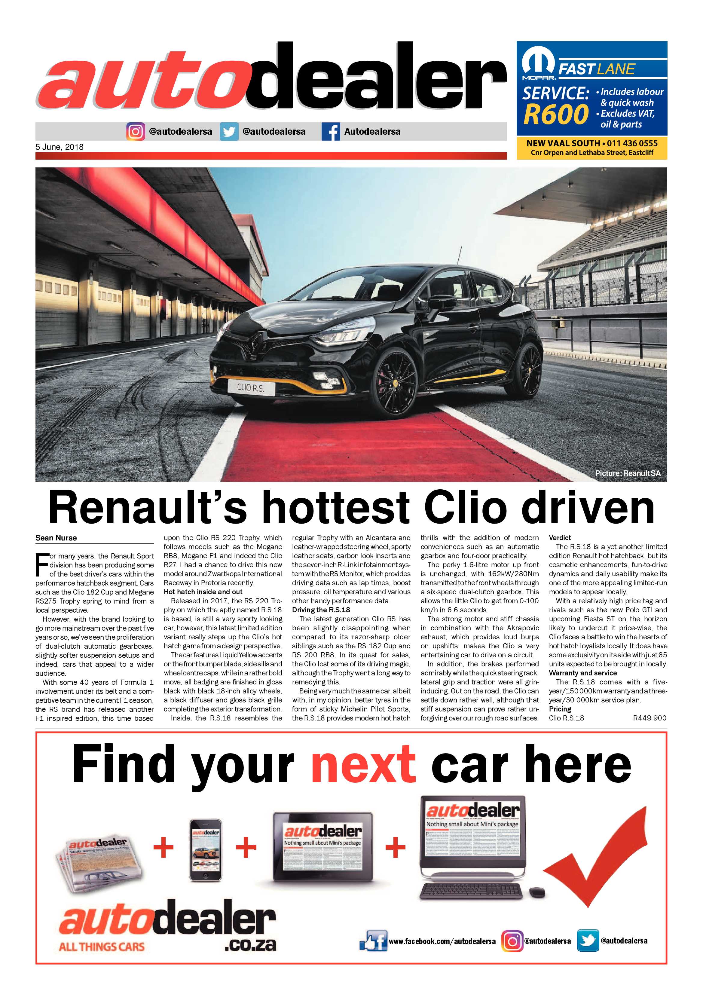 Southern Courier 05 June 2018 page 15