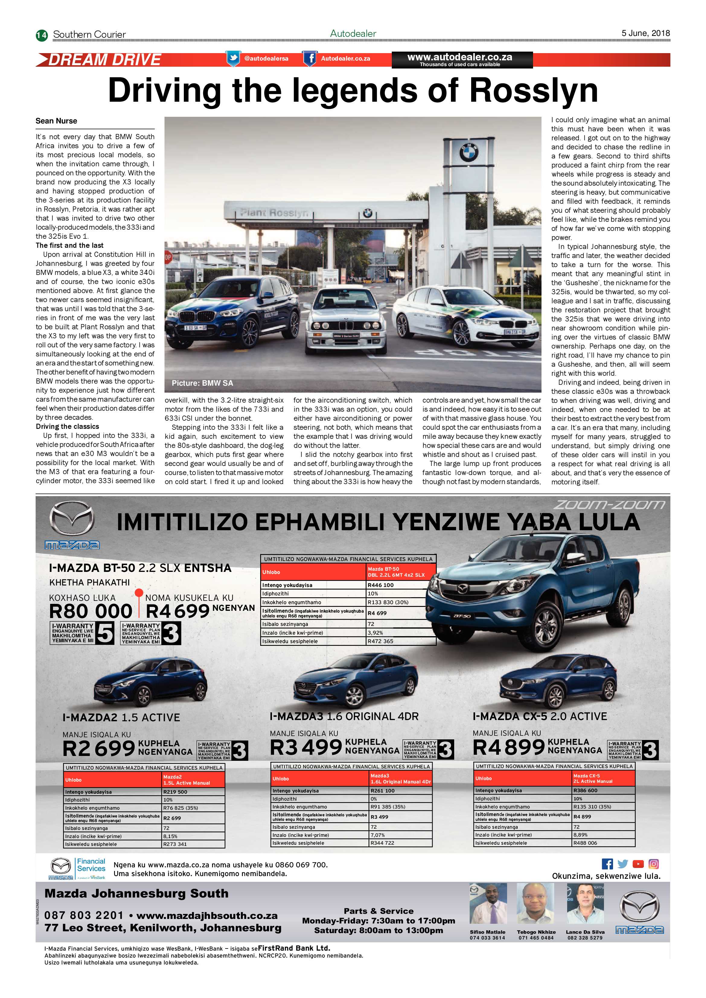 Southern Courier 05 June 2018 page 16
