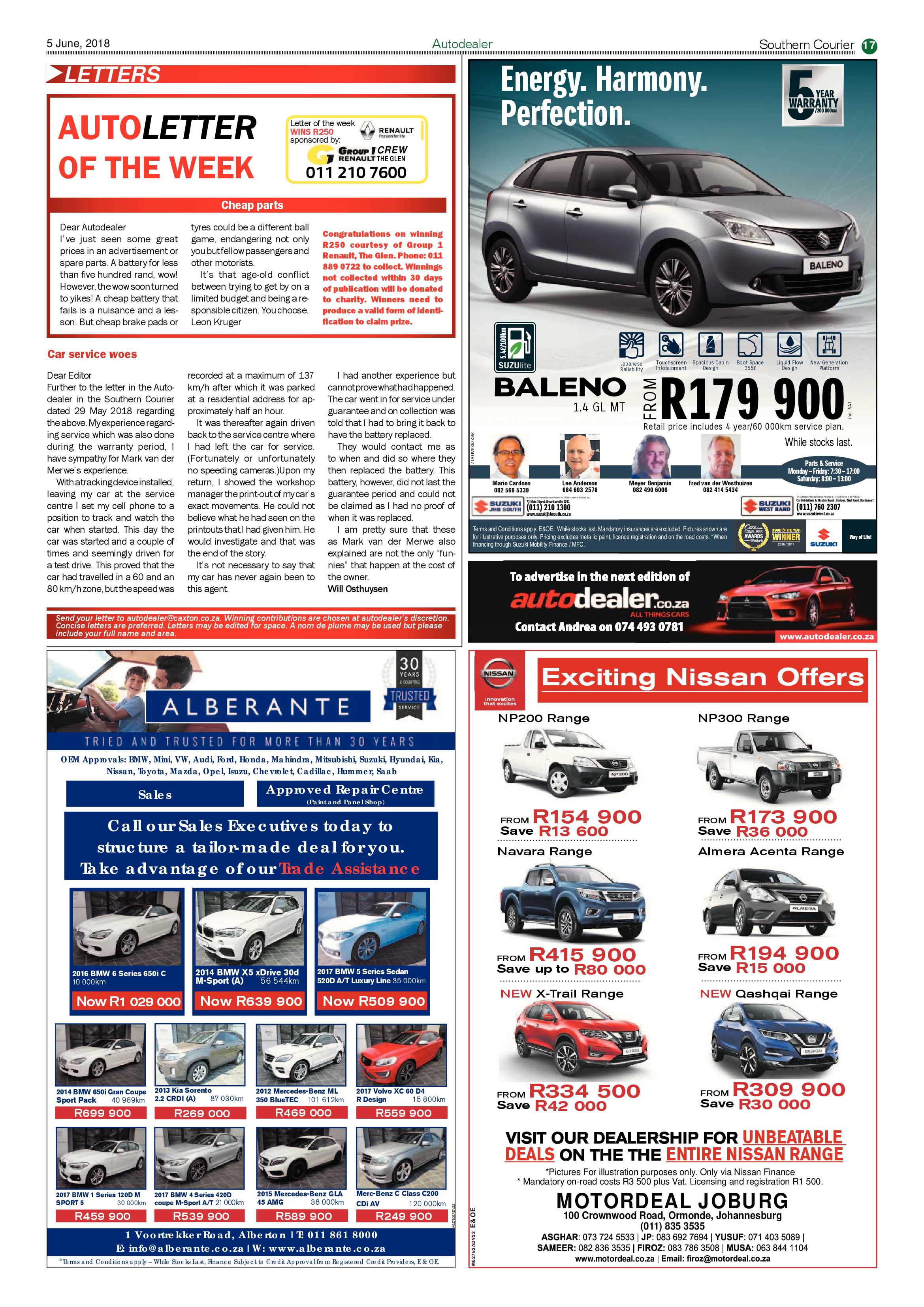 Southern Courier 05 June 2018 page 19