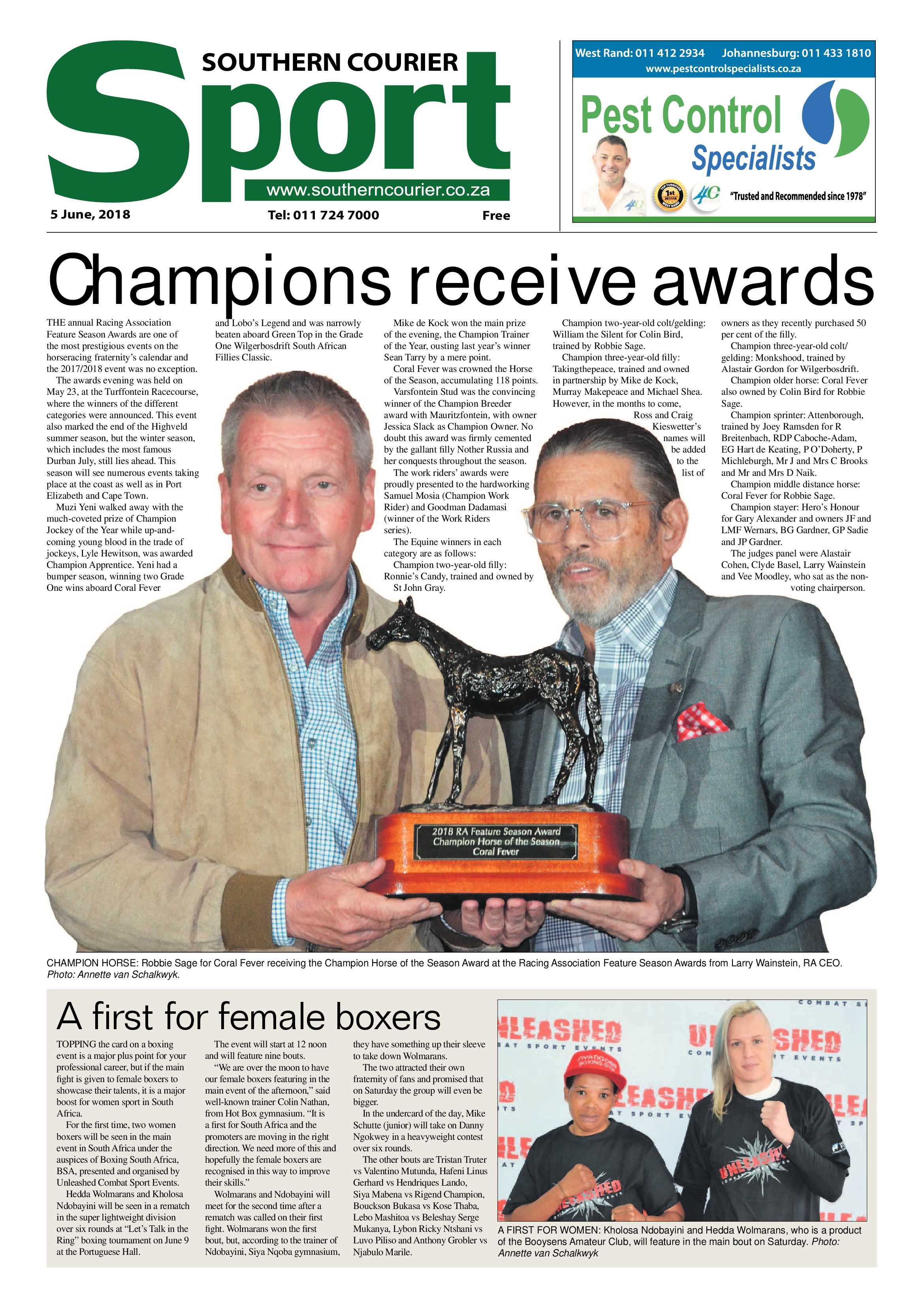 Southern Courier 05 June 2018 page 22