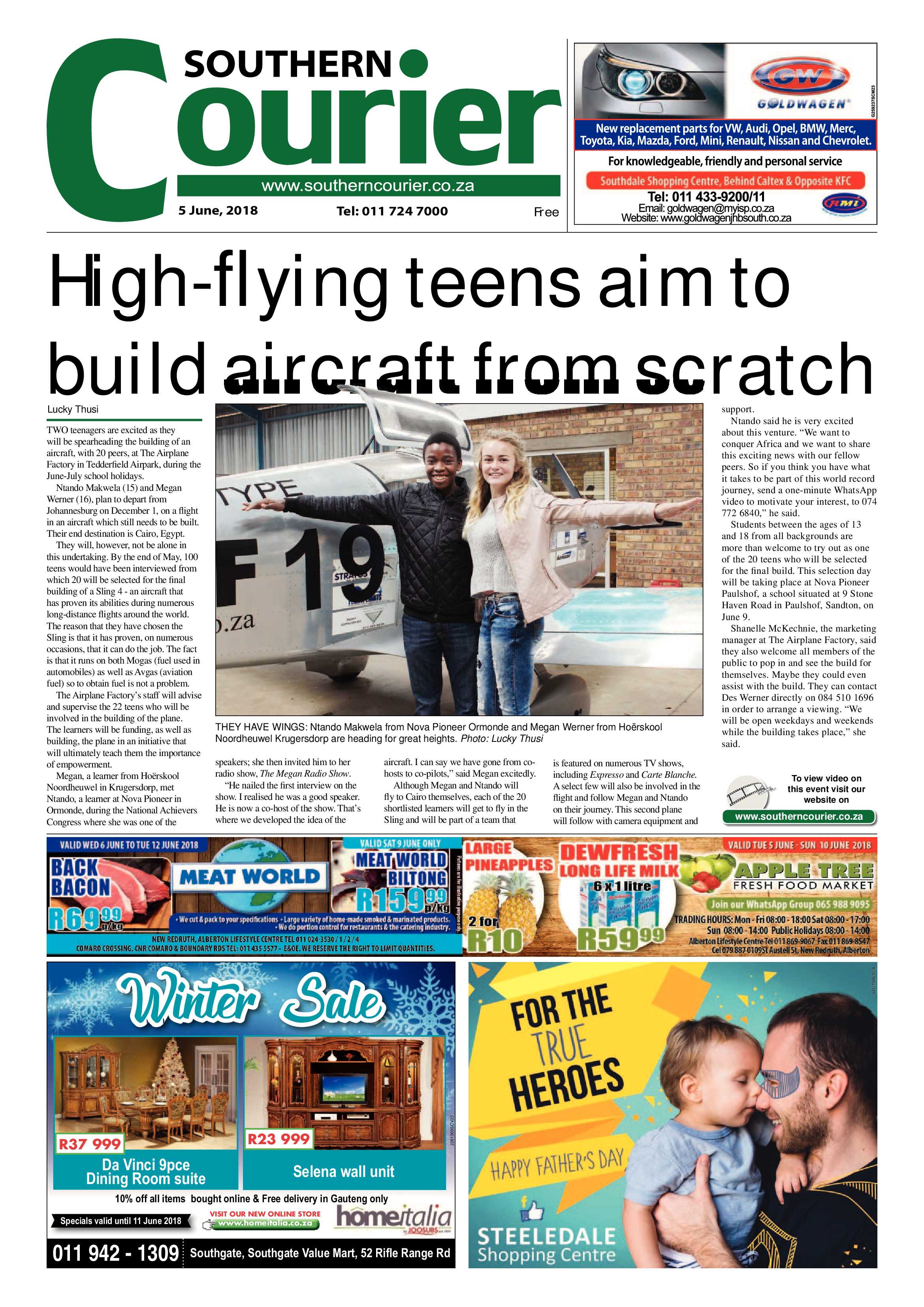Southern Courier 05 June 2018 page 3