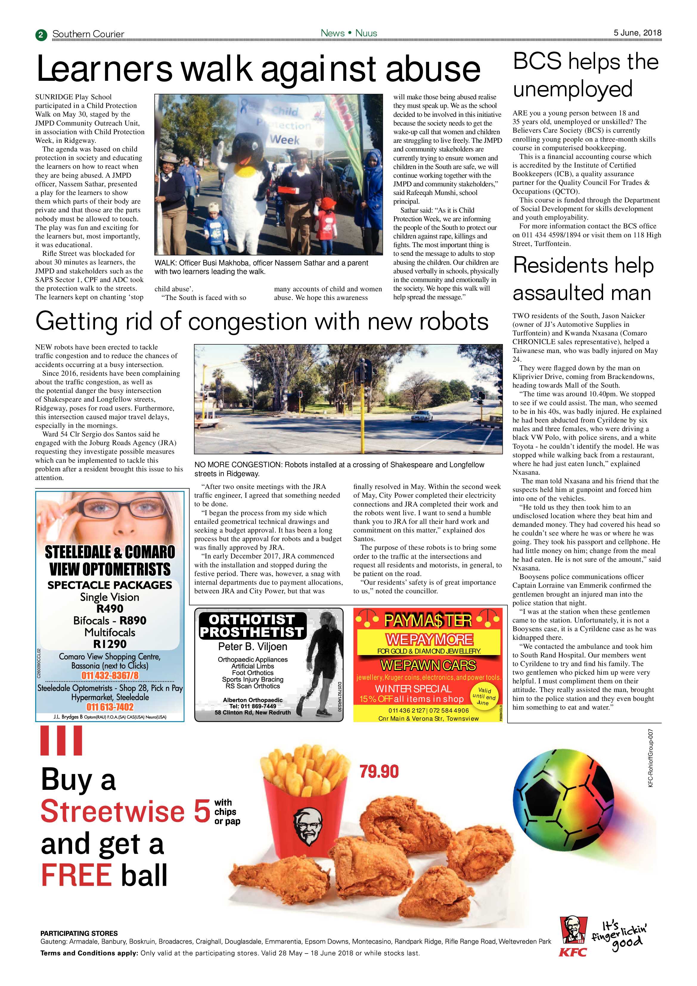 Southern Courier 05 June 2018 page 4