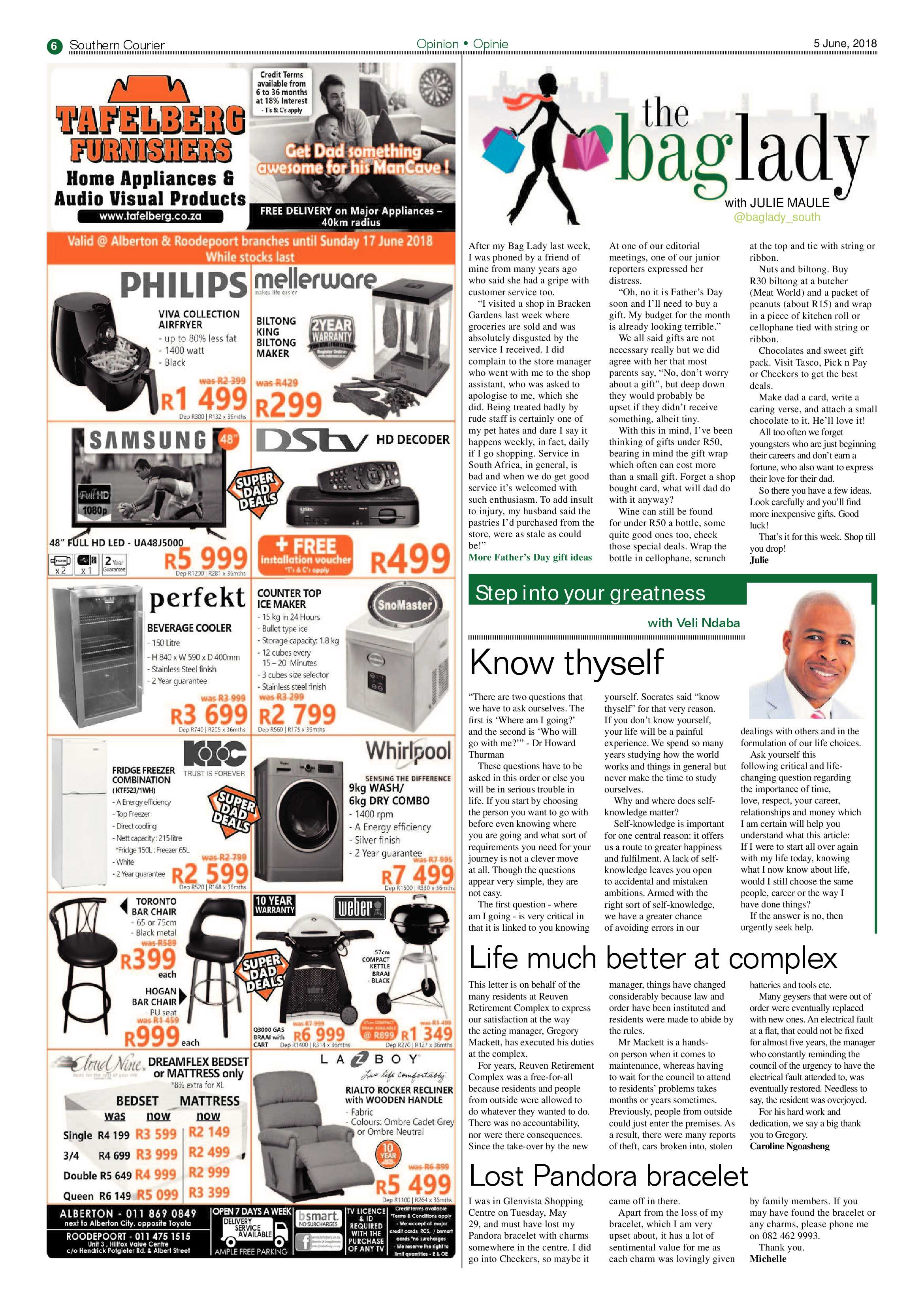 Southern Courier 05 June 2018 page 8