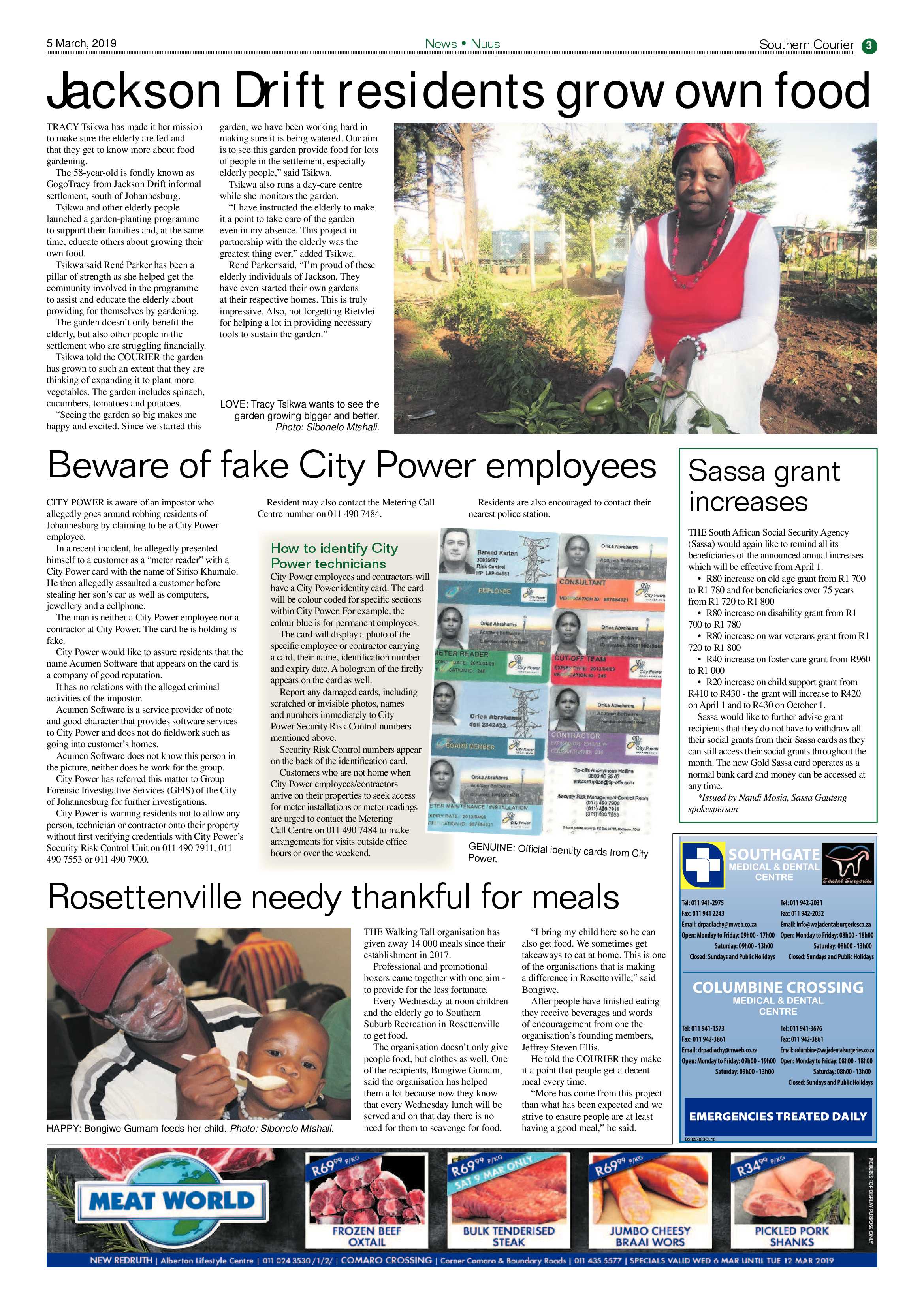 Southern Courier 05 March 2019 page 3