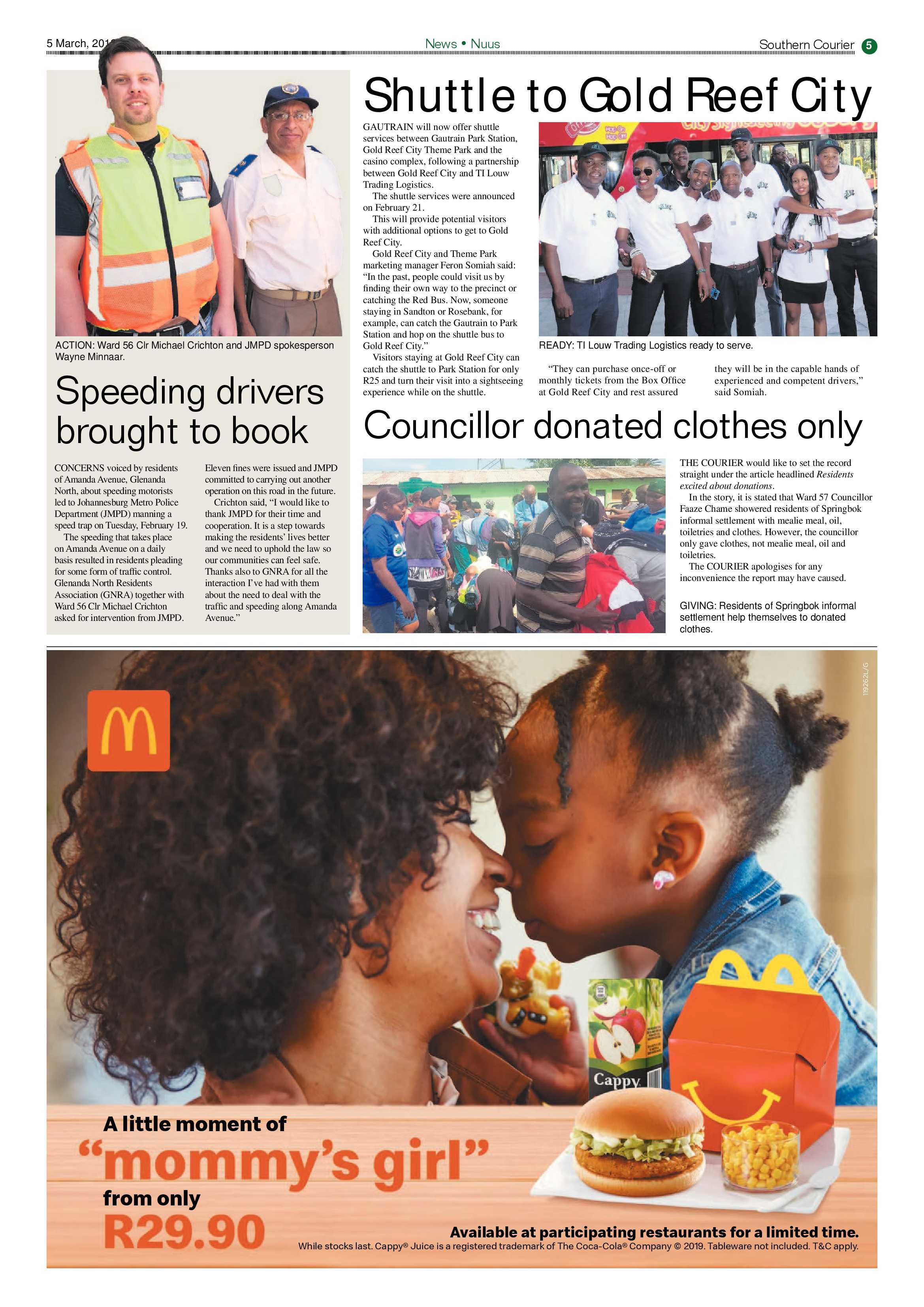 Southern Courier 05 March 2019 page 5