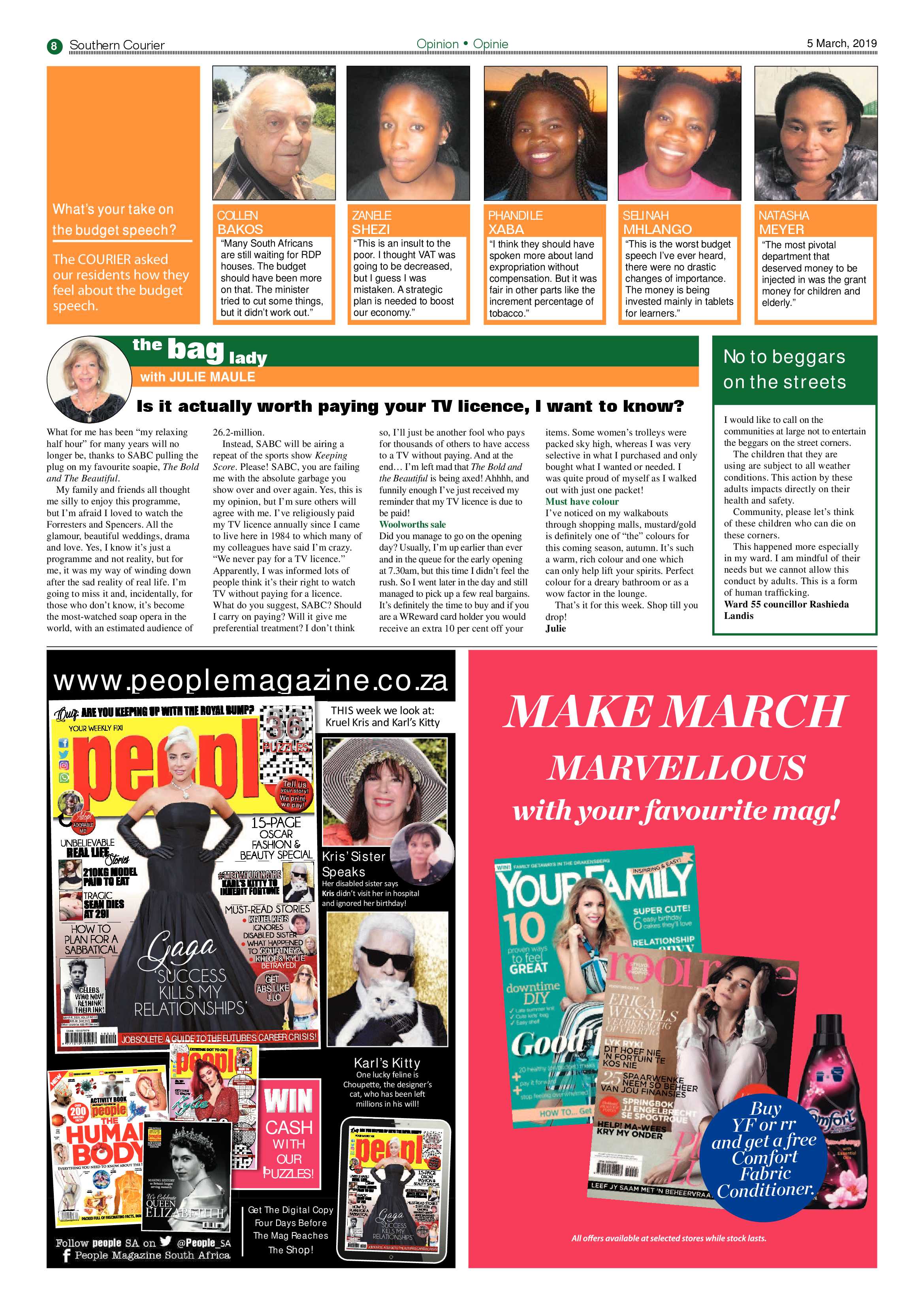 Southern Courier 05 March 2019 page 8
