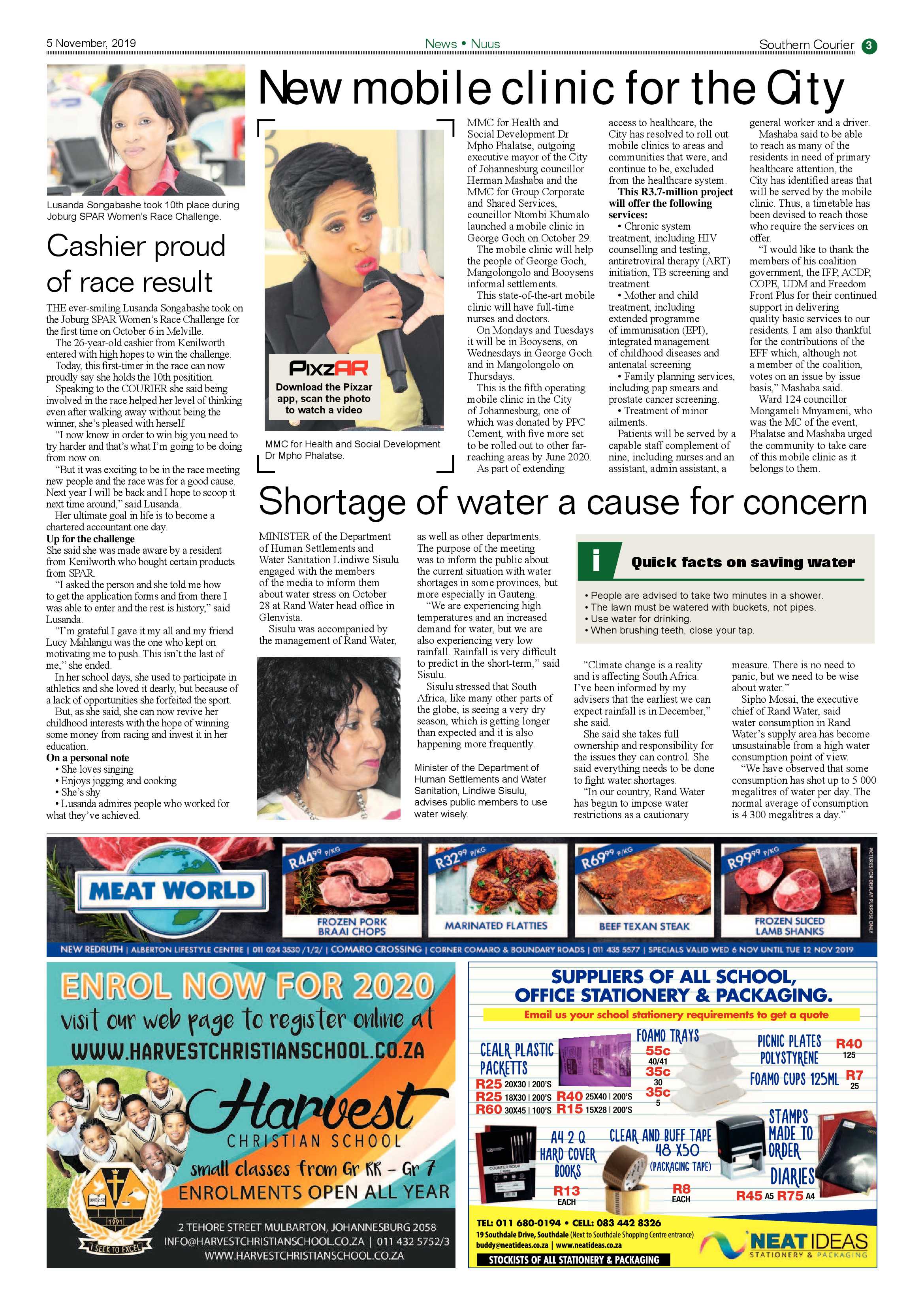 Southern Courier 05 November 2019 page 3