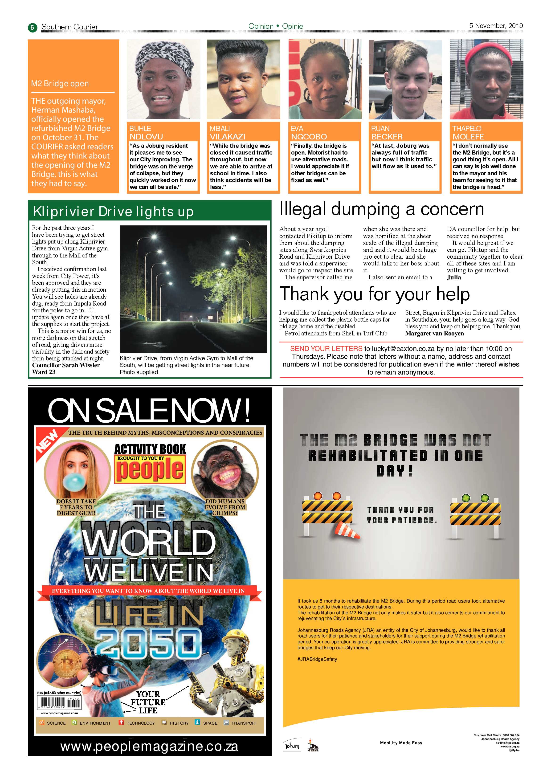 Southern Courier 05 November 2019 page 6