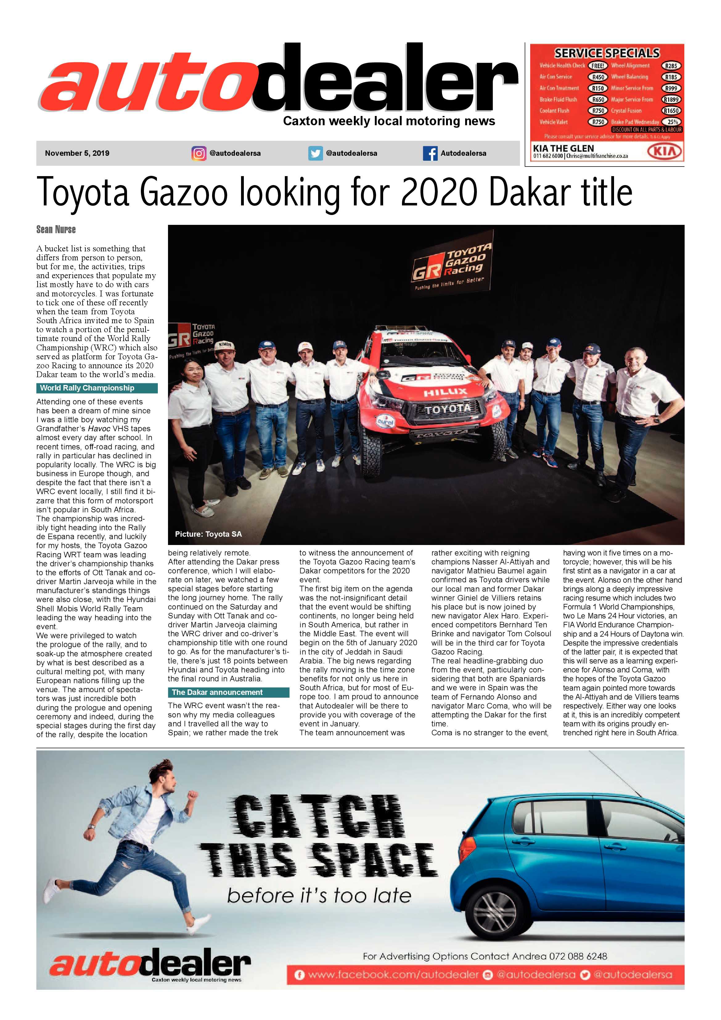 Southern Courier 05 November 2019 page 9