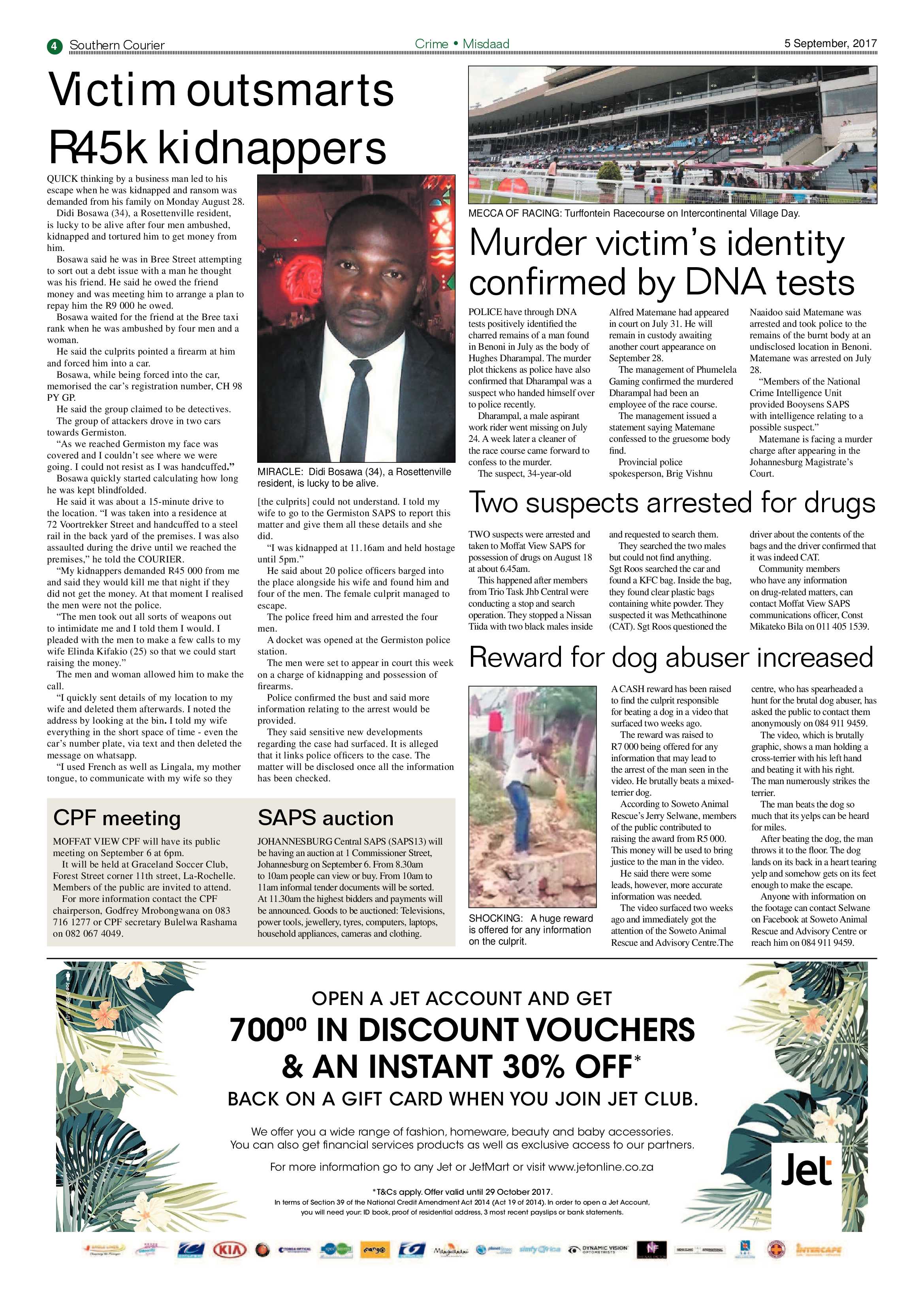 Southern Courier 05 September 2017 page 4