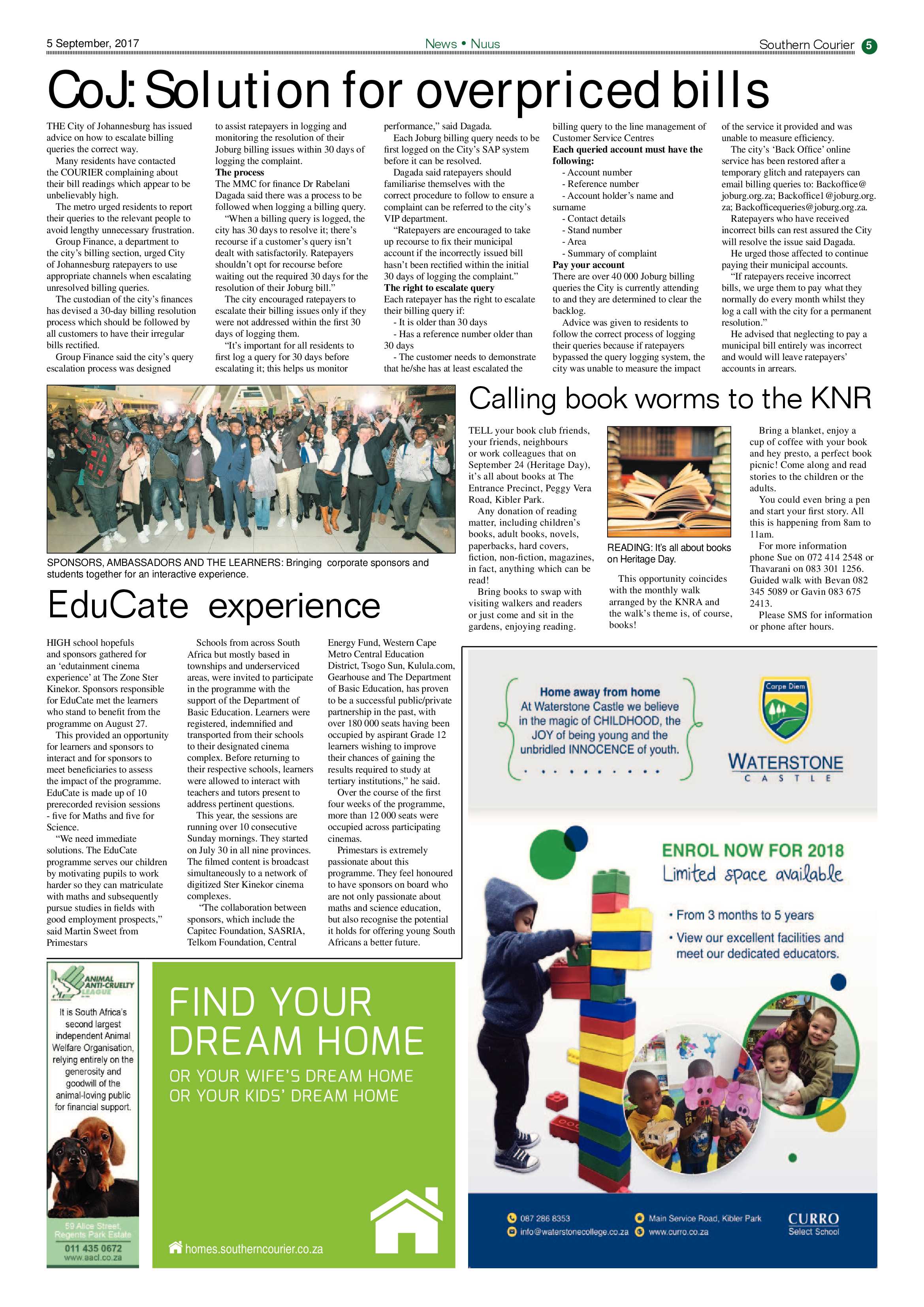 Southern Courier 05 September 2017 page 5