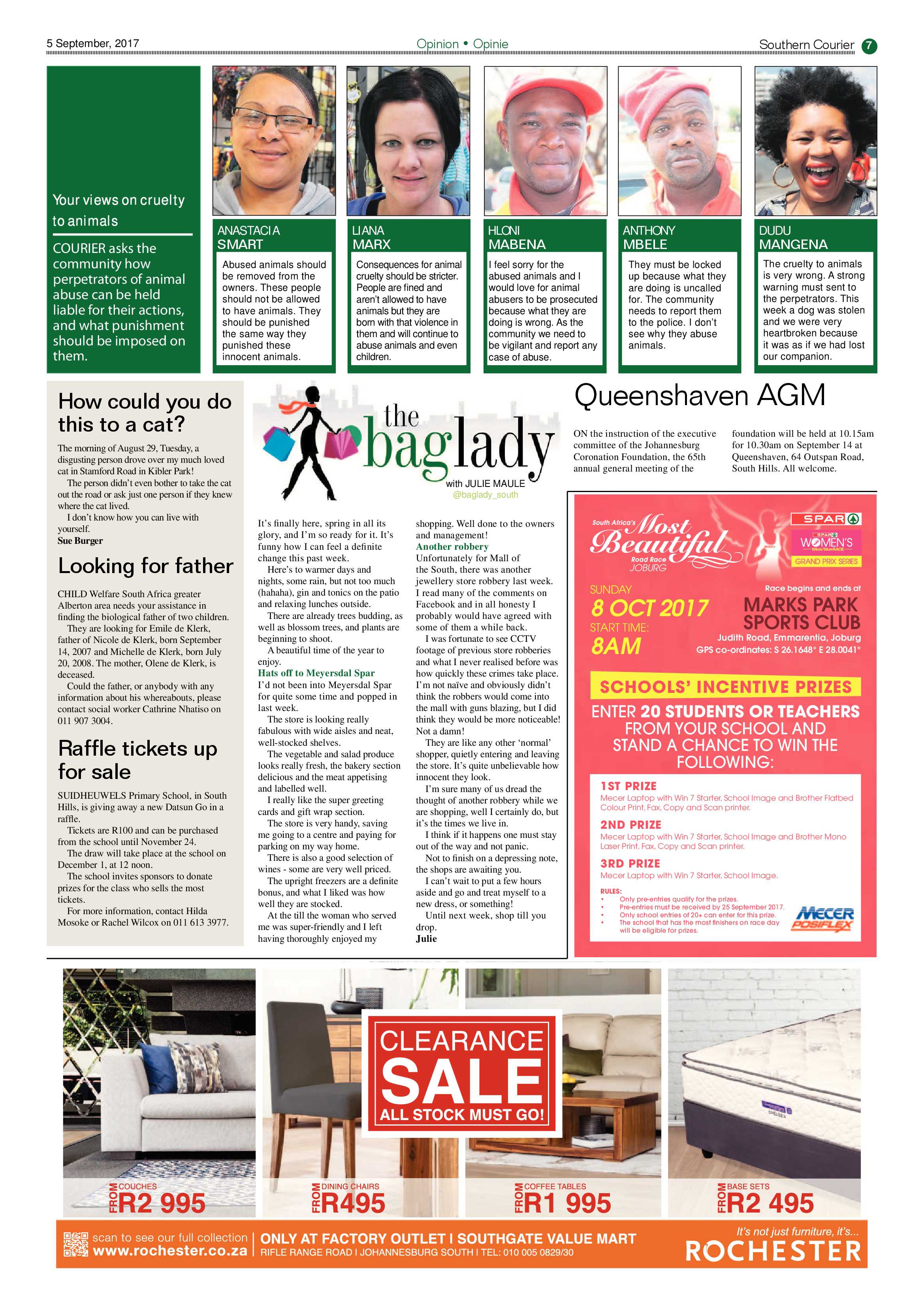 Southern Courier 05 September 2017 page 7