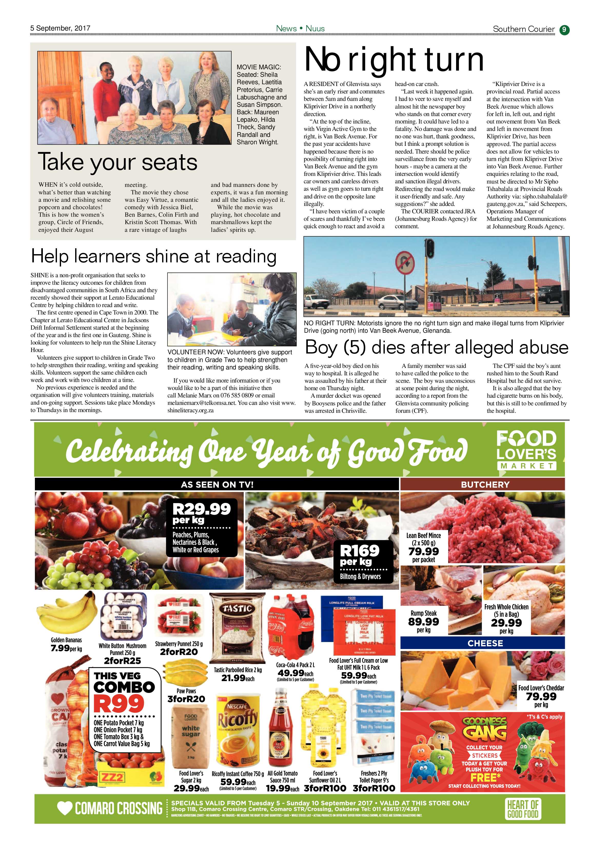 Southern Courier 05 September 2017 page 9